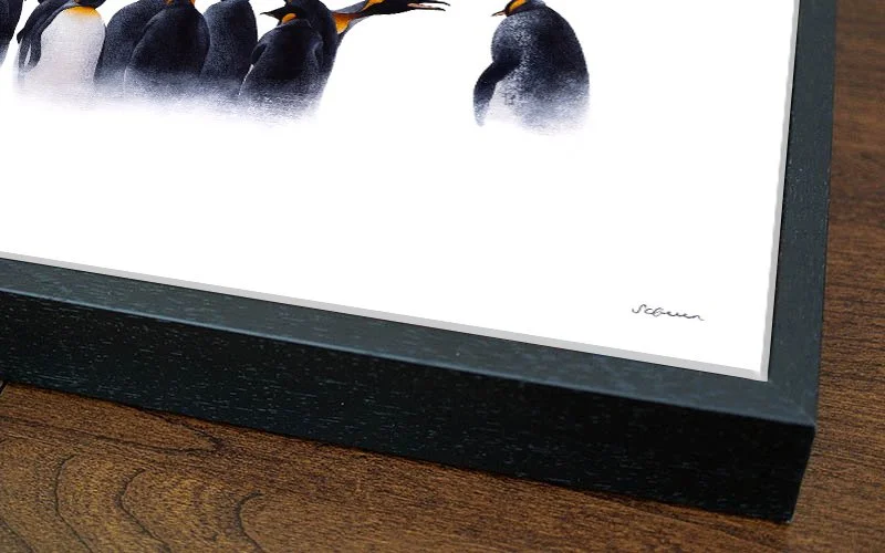 Penguin print by artist Sophie Green