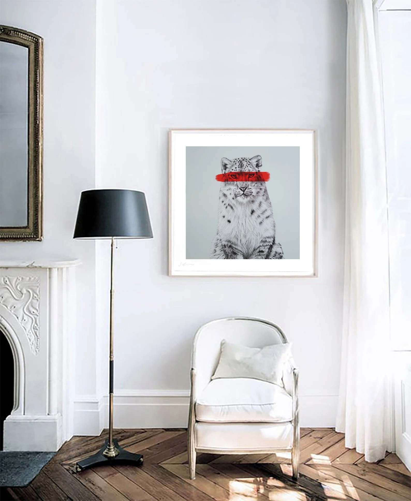 Snow Leopard Framed.jpg