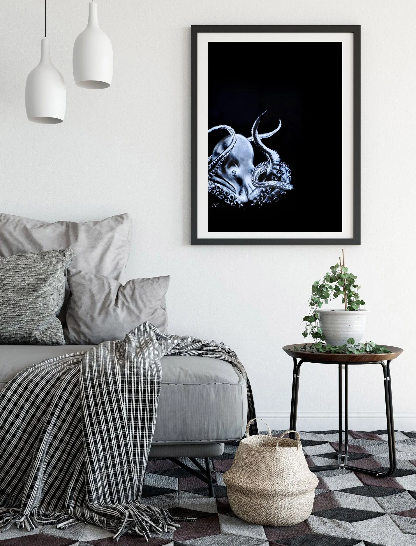 ’Black Octopus’ Giclée