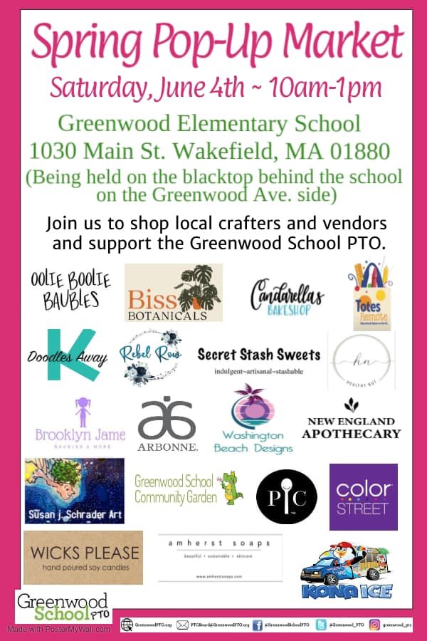 Greenwood Elementary PTO Spring Pop-up Market