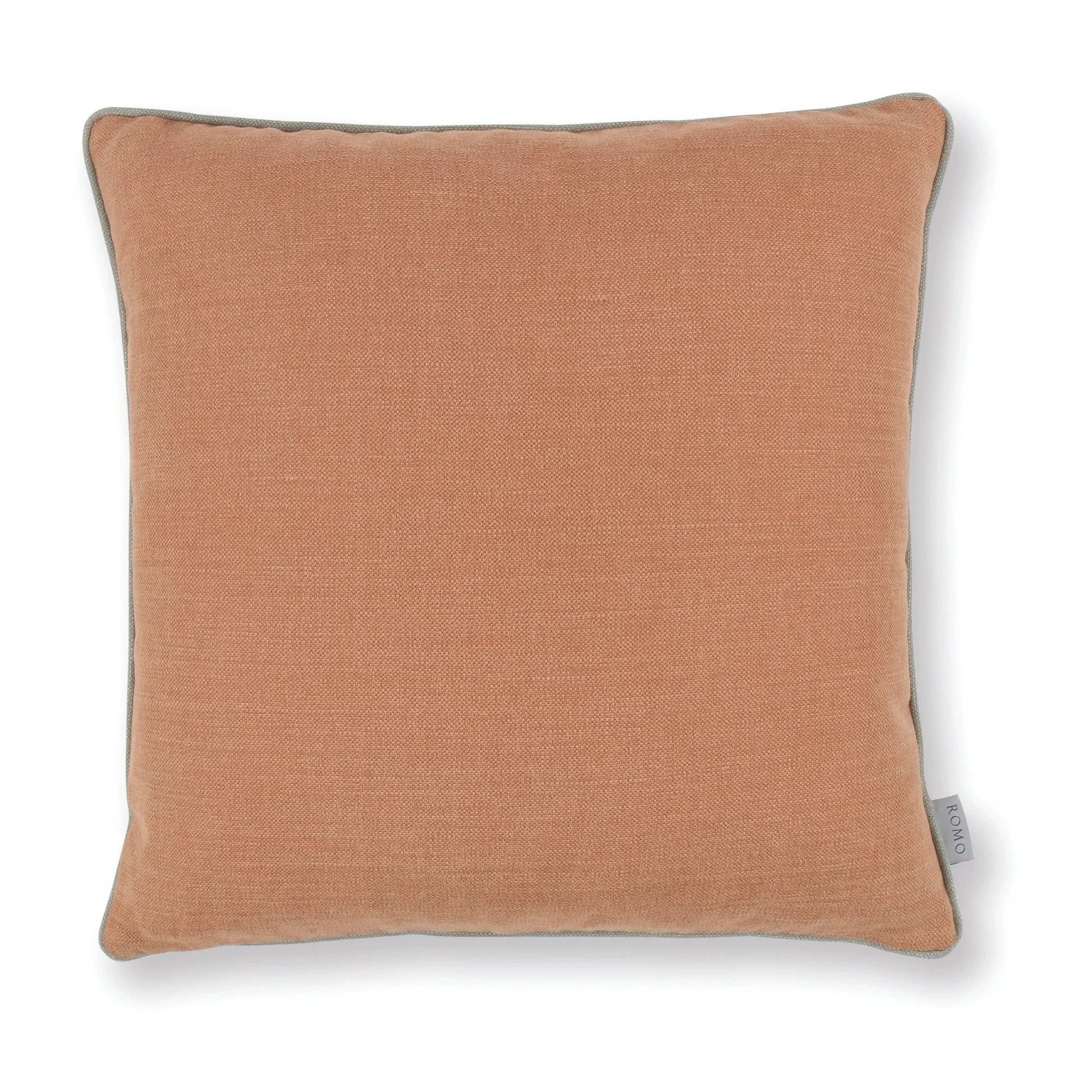 Romo Linara square cushion in Copper, front