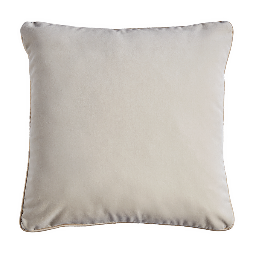 Ritz Velvet Cushion – Fog