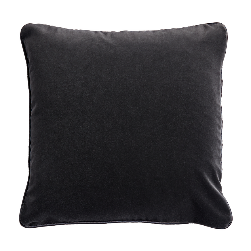 Ritz Velvet Cushion – Graphite