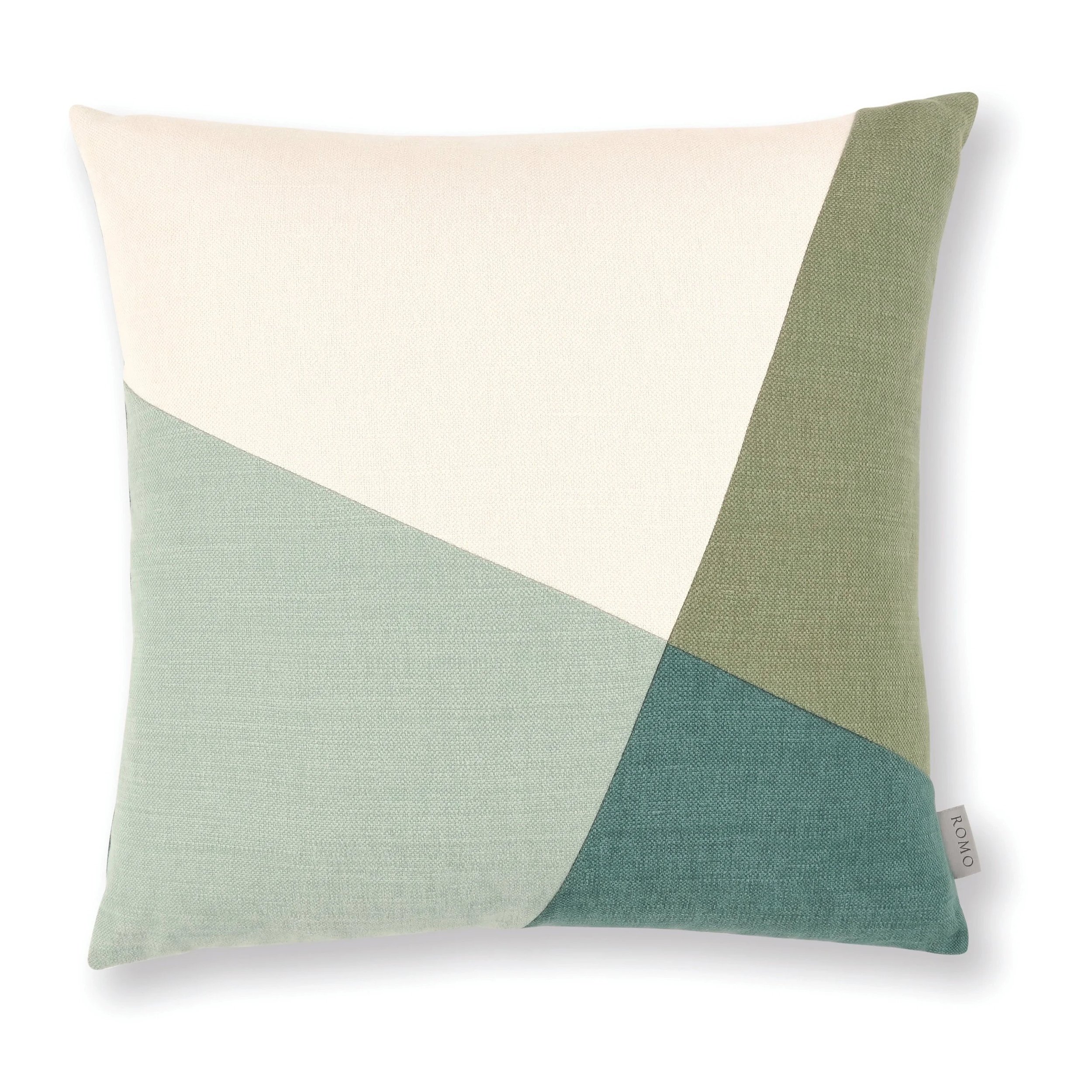Linara Patchwork Square Cushion – Spruce