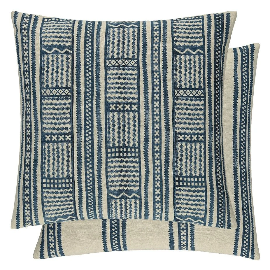Kuba Cushion – Indigo
