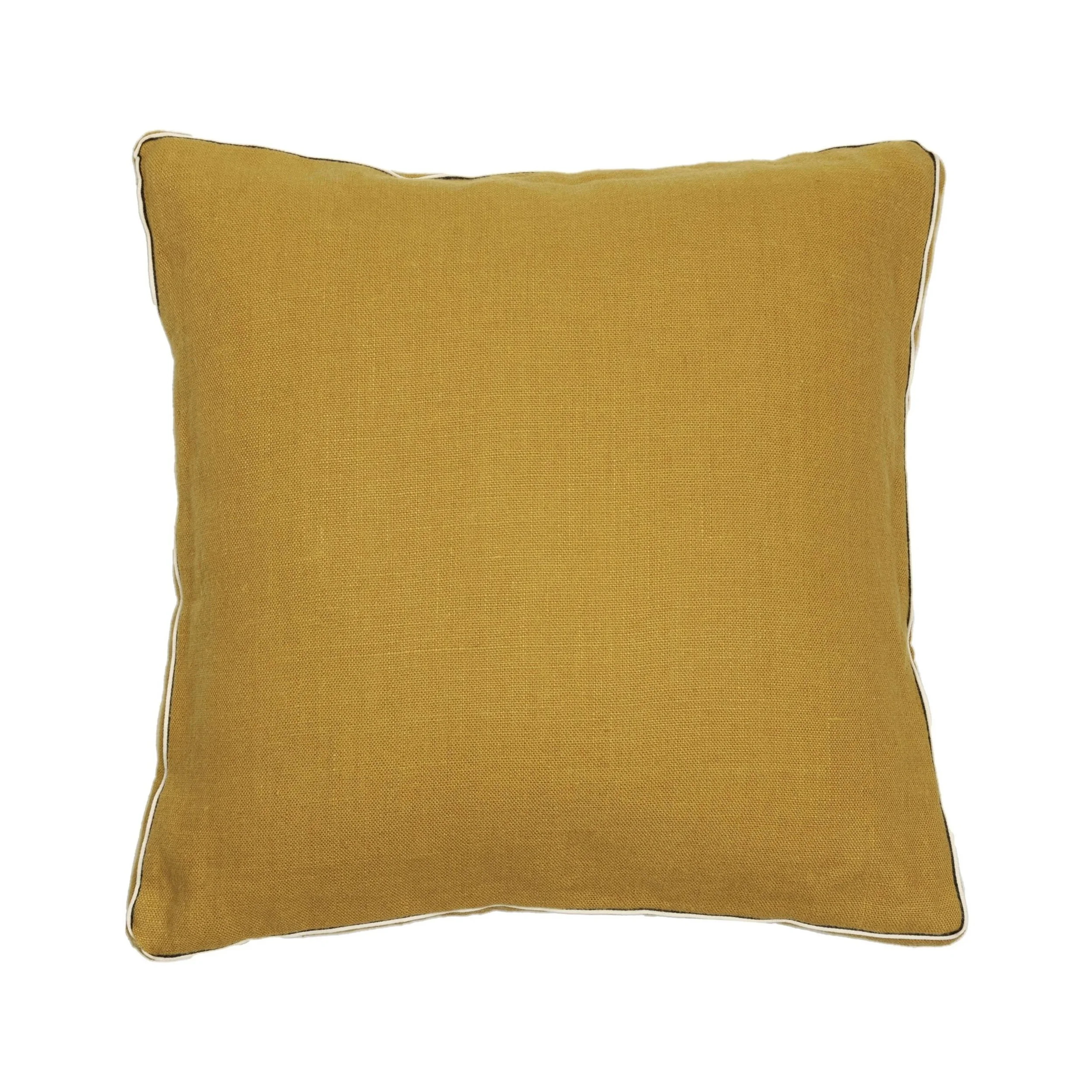 Cote Lin Cushion – Ocre