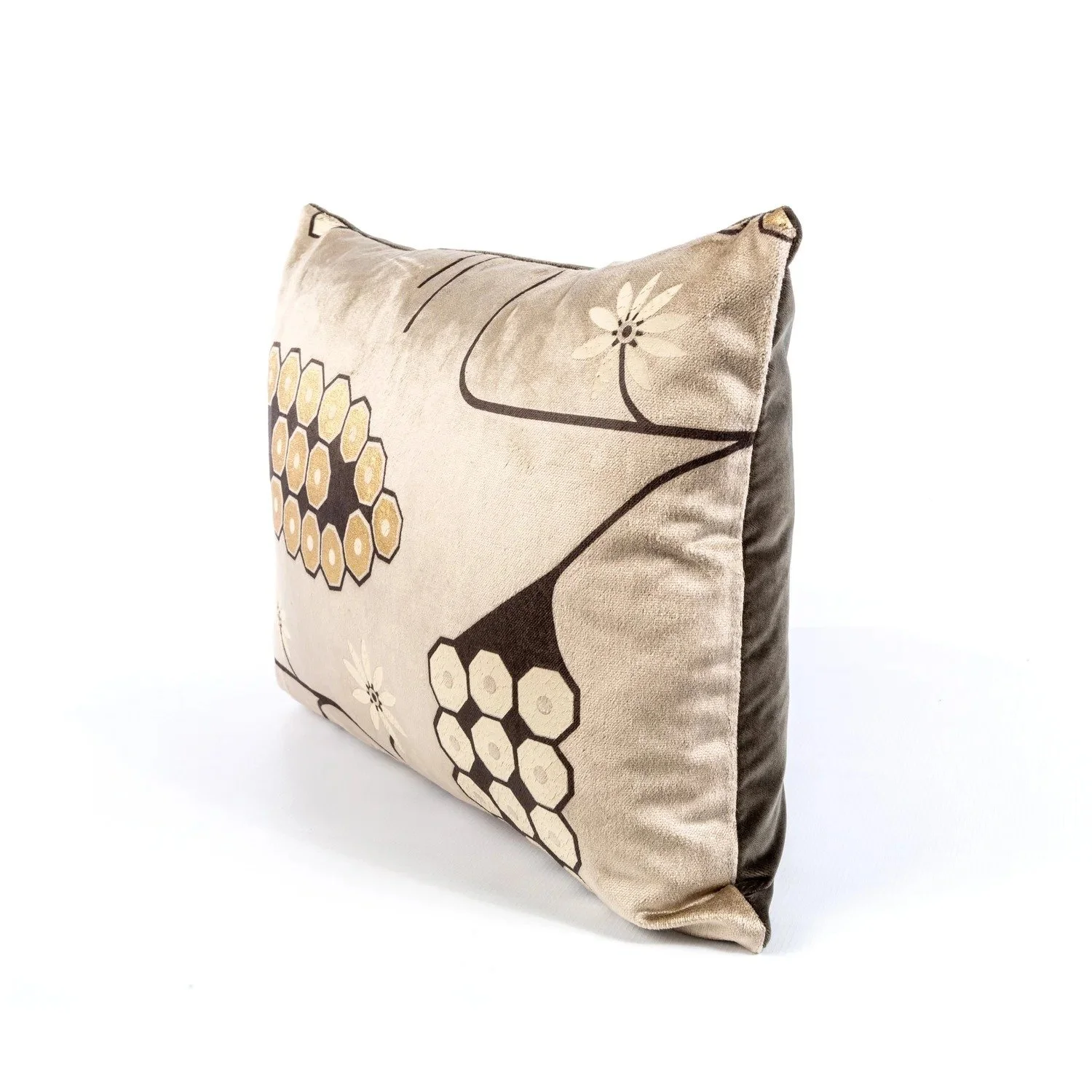 Hollywood Grape cushion, side view