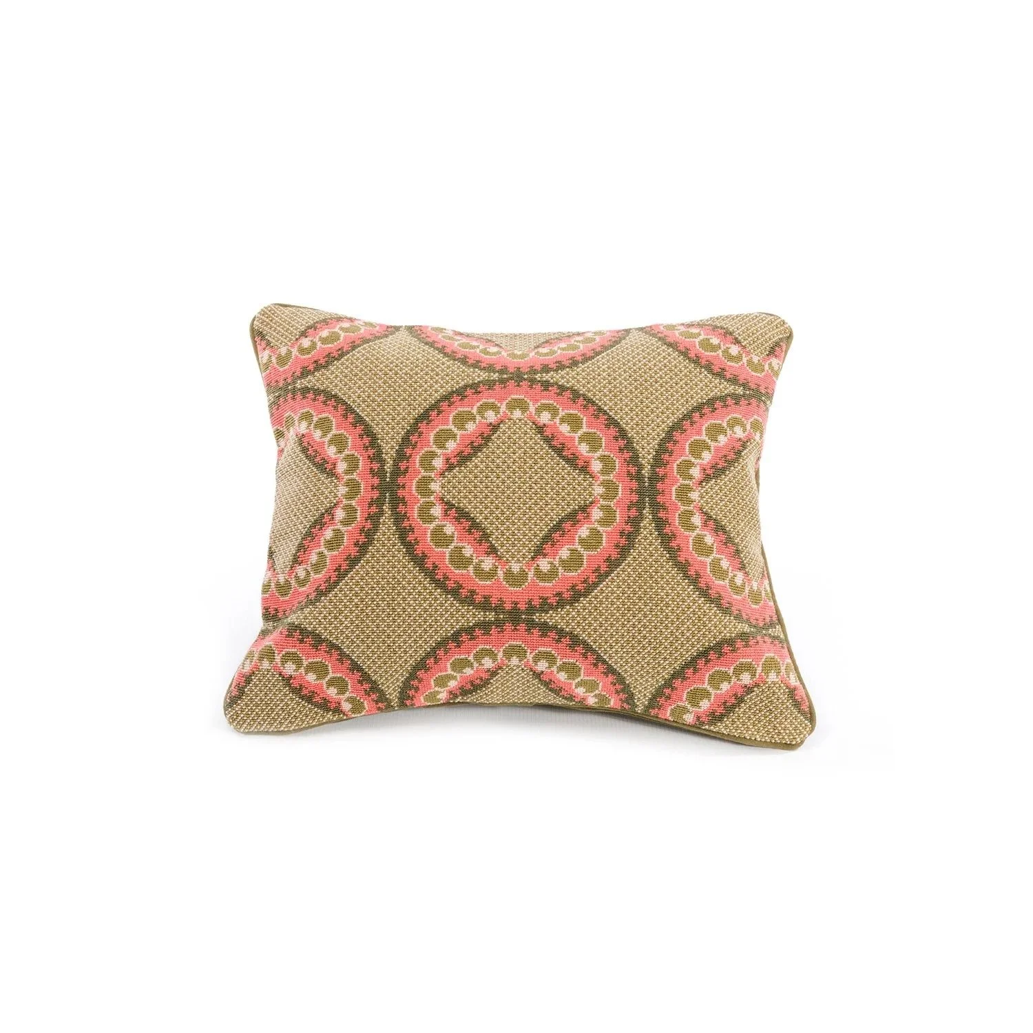 Neisha Crosland Moorish Circles needlepoint cushion