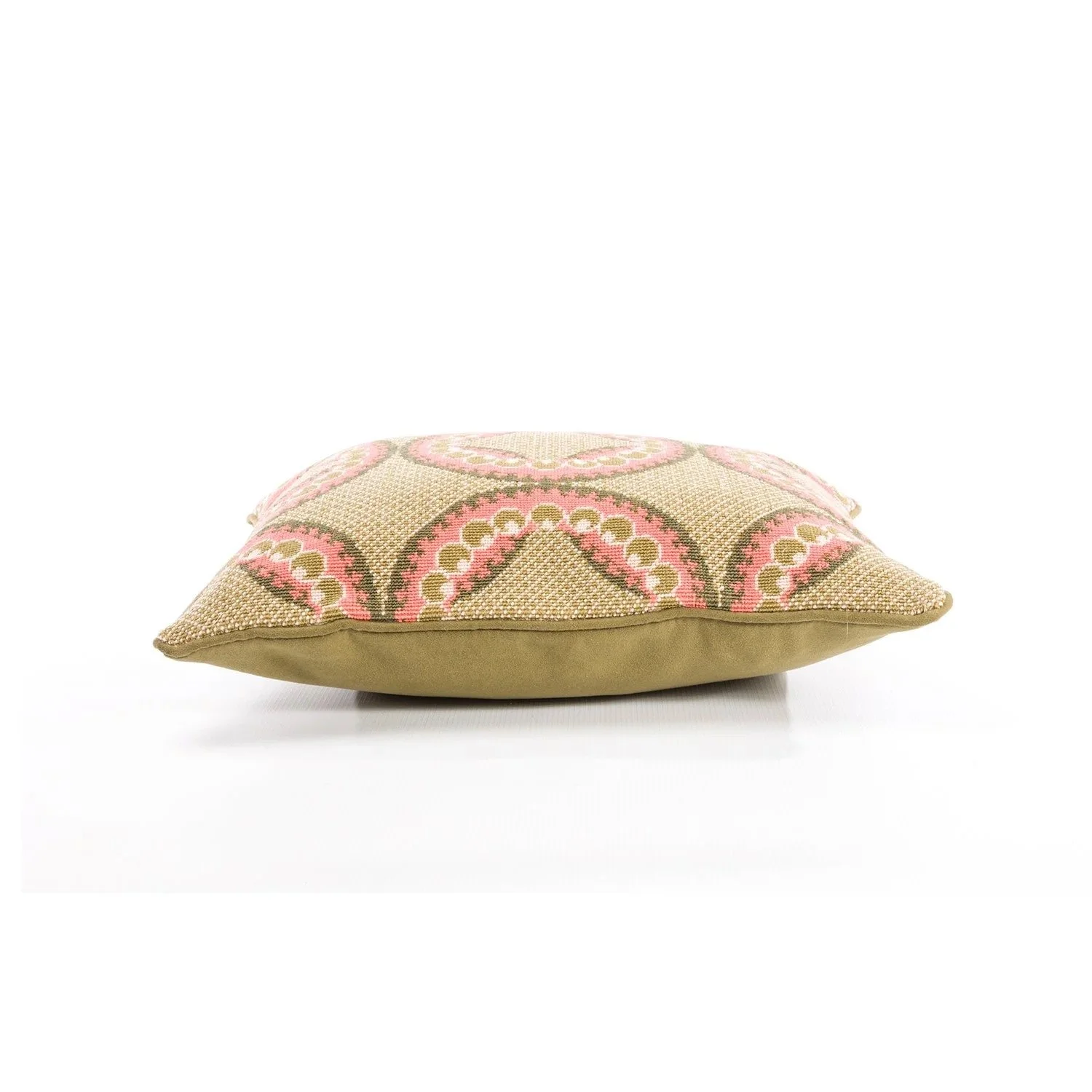 Moorish Circles cushion, side view