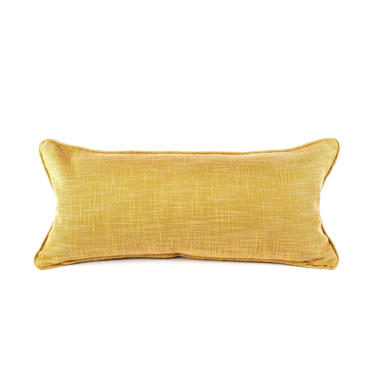Cactus Paisley oblong cushion, plain gold back