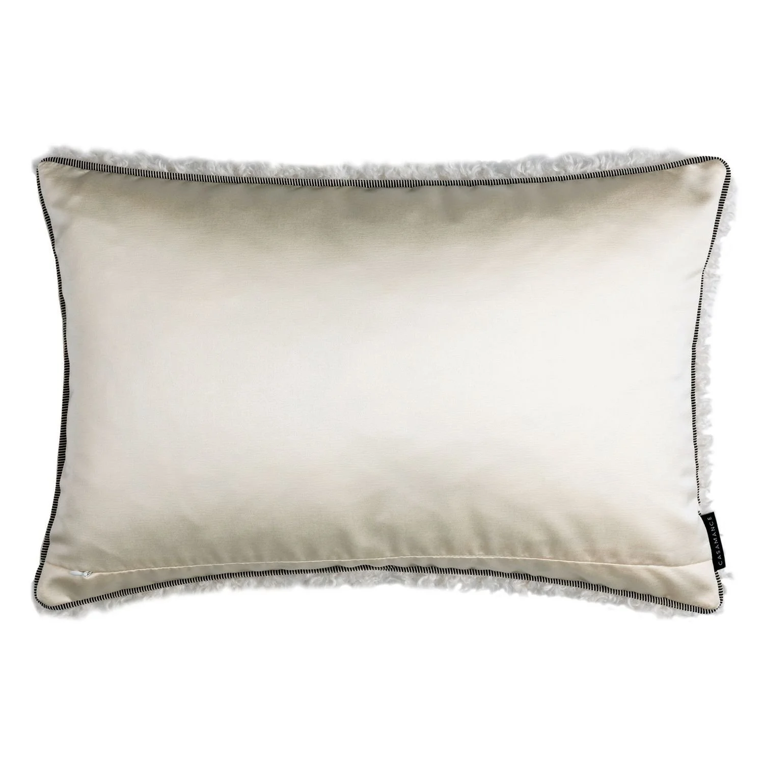 Maison Casamance Sami Ecru cushion, reverse