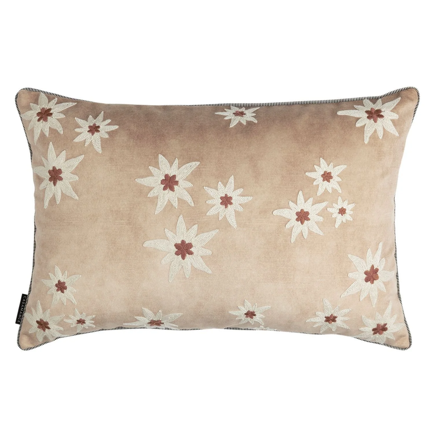 Maison Casamance Ness Noix cushion, 40 × 60 cm, front view