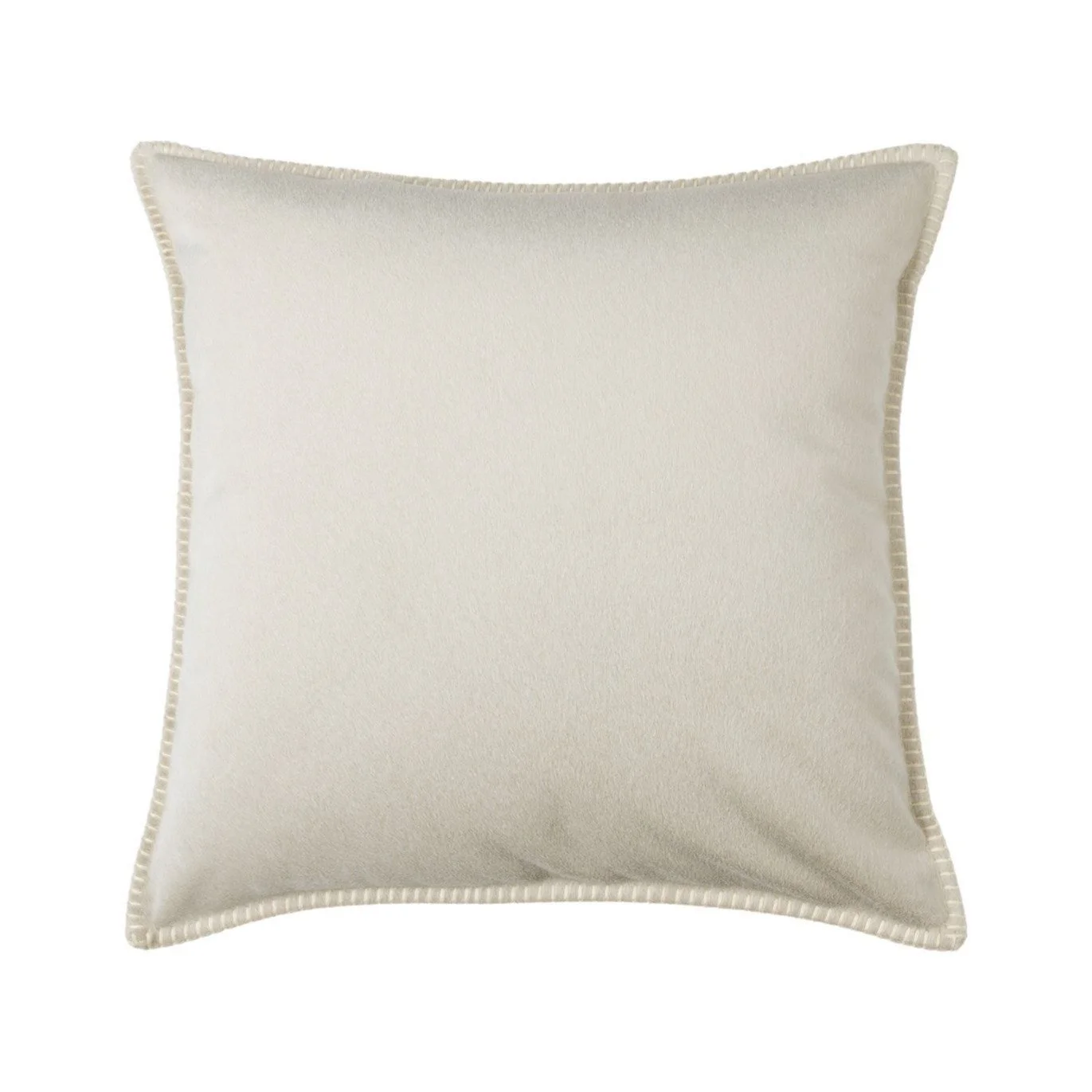 Maison Casamance Clyde Ecru cushion, 45 × 45 cm, front view
