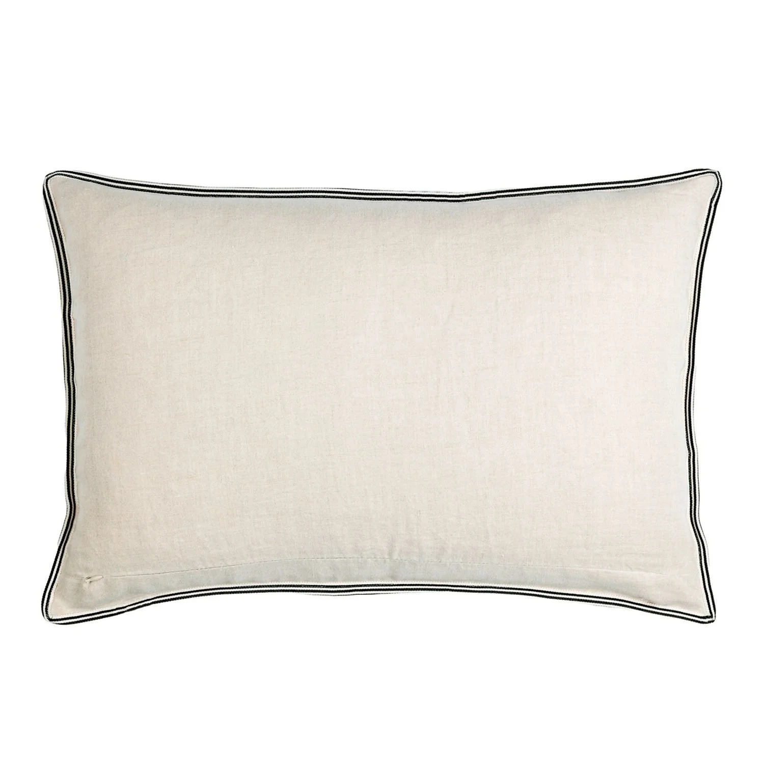 Maison Casamance Mainland Ecru cushion, reverse