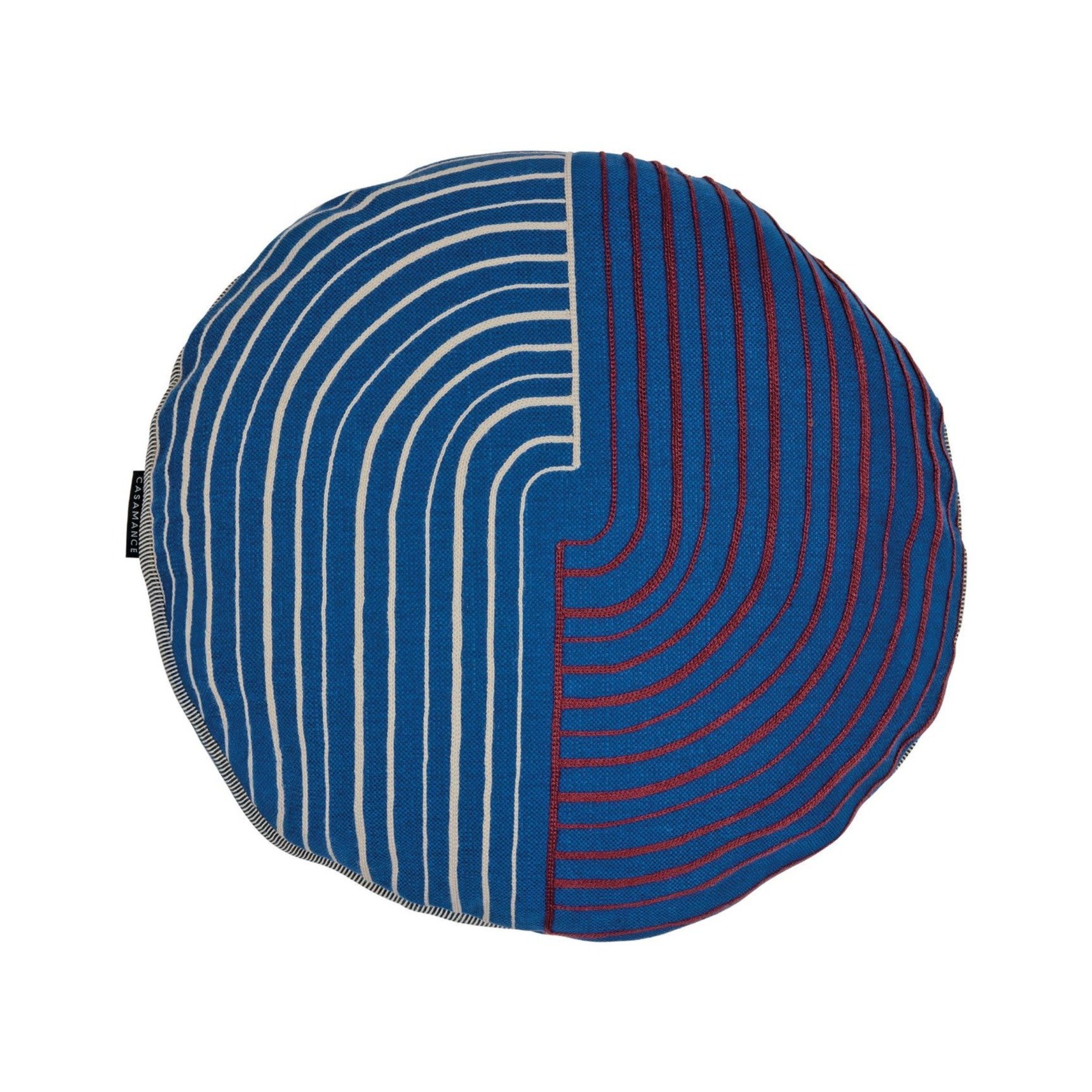Mellow Round Cushion – Bleu Cobalt