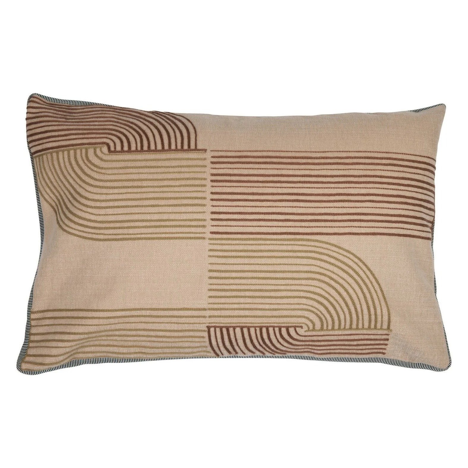 Maison Casamance Mellow Alezan cushion, 40 × 60 cm, front view