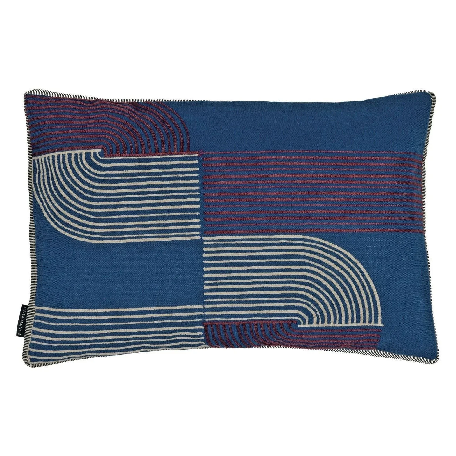 Mellow Rectangular Cushion – Bleu Cobalt