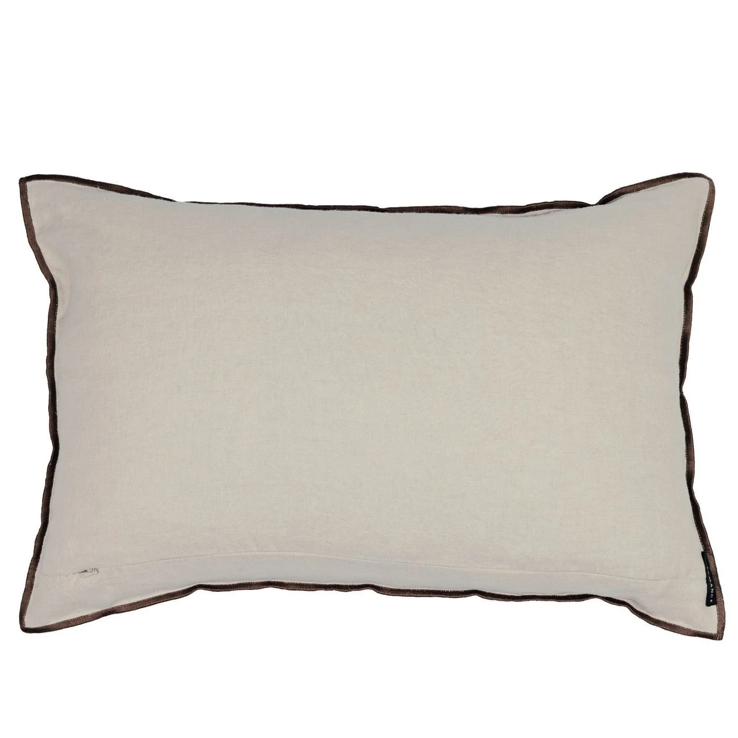 Maison Casamance Padua Topaze Terre de Sienne cushion, reverse