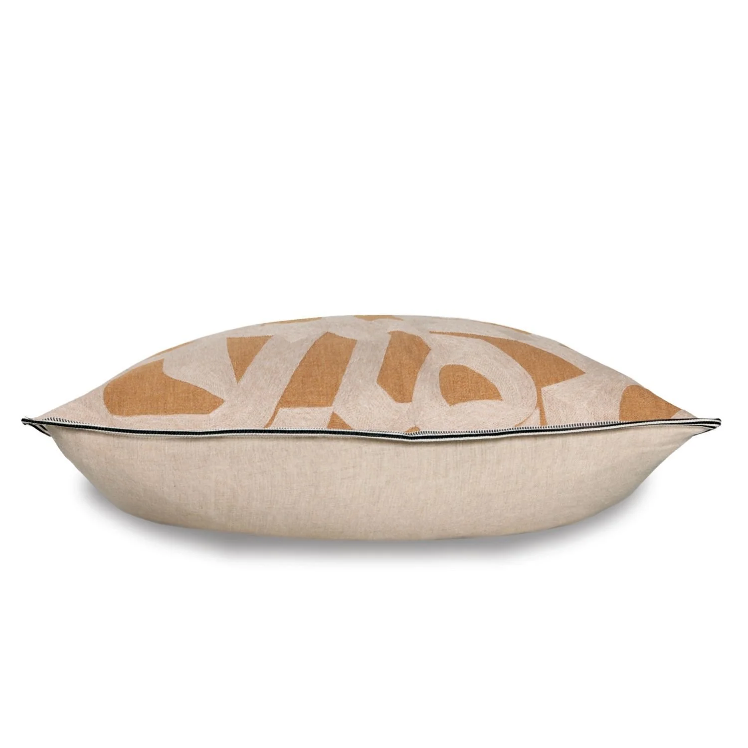 Maison Casamance Mainland Celadon cushion, side view