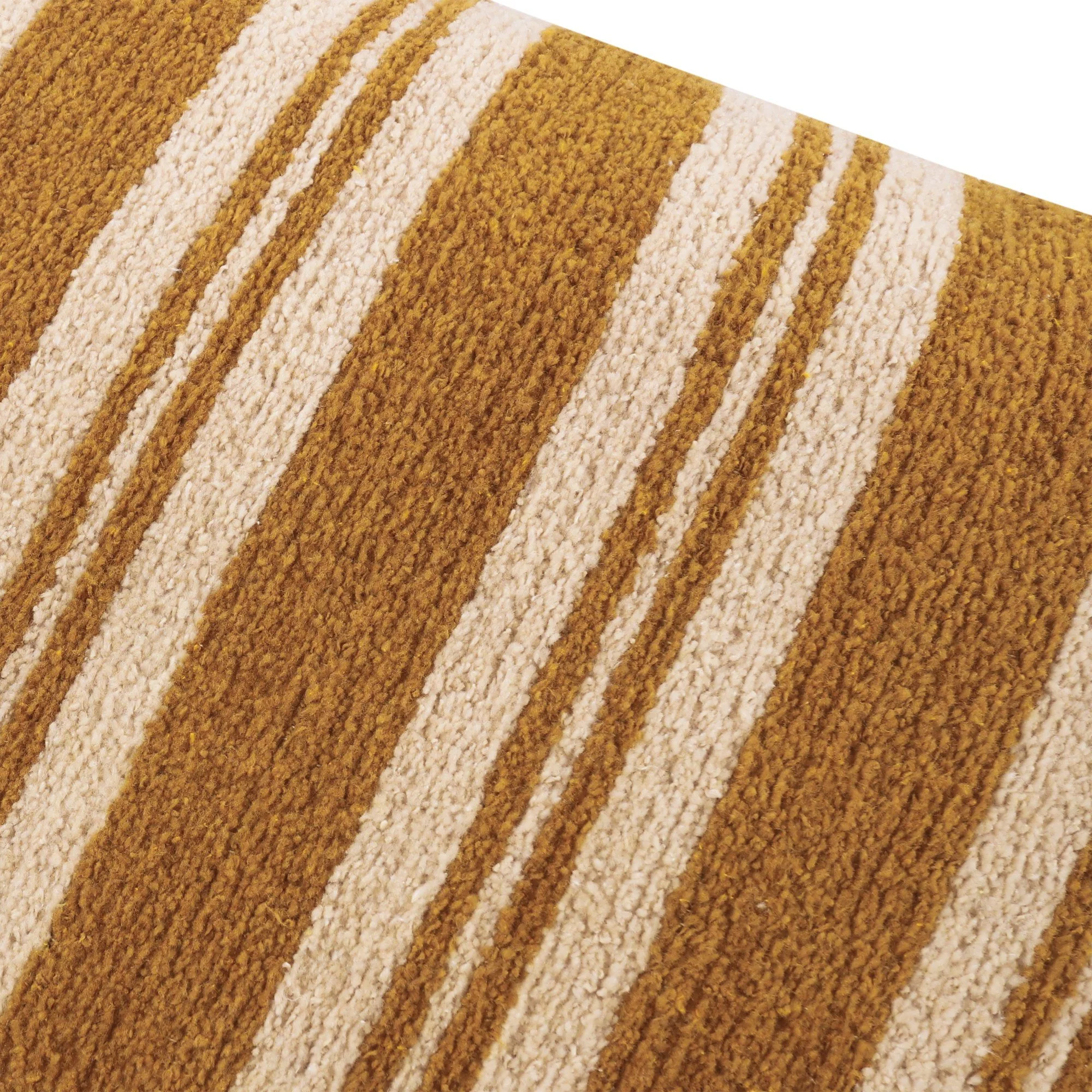 Kirkby Design Knight Tobacco cushion, 60 × 40 cm, close-up of the fabric