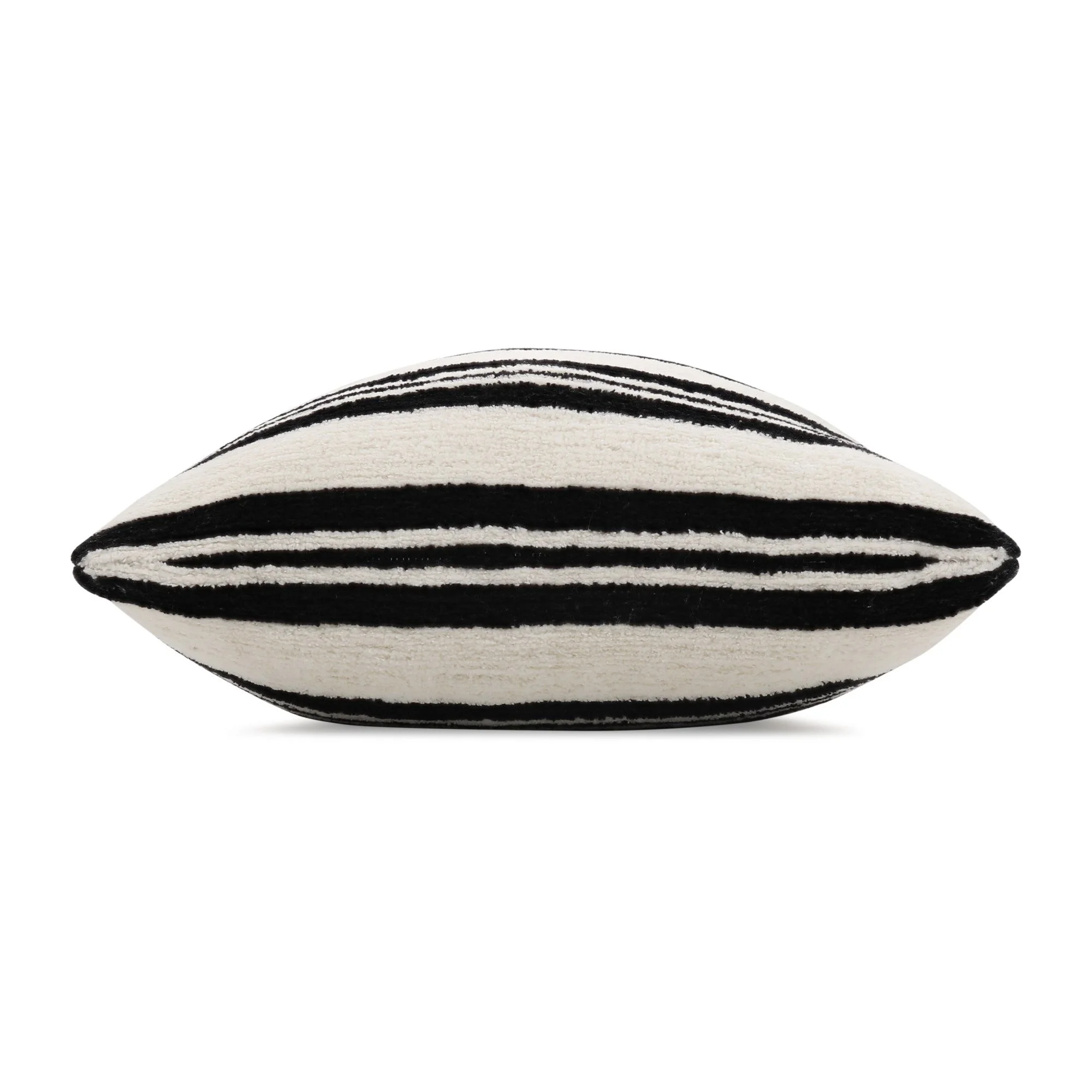 Kirkby Design Knight Monochrome cushion, 60 × 40 cm, side view
