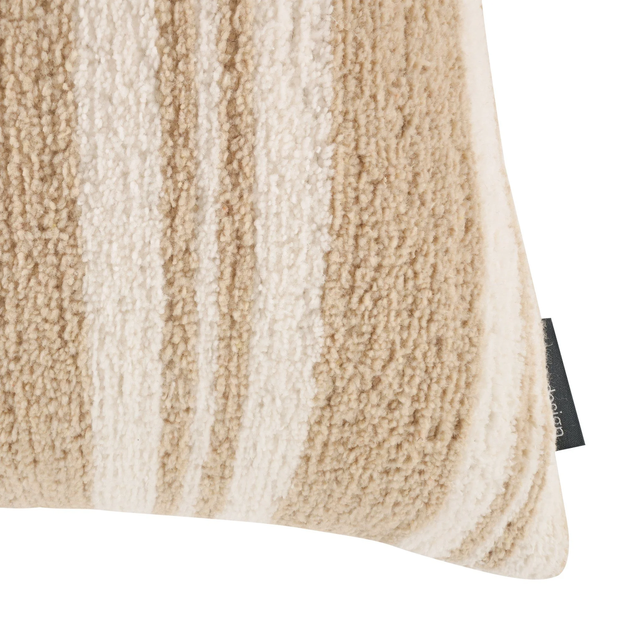 Kirkby Design Knight Buff cushion, 60 × 40 cm, corner detail