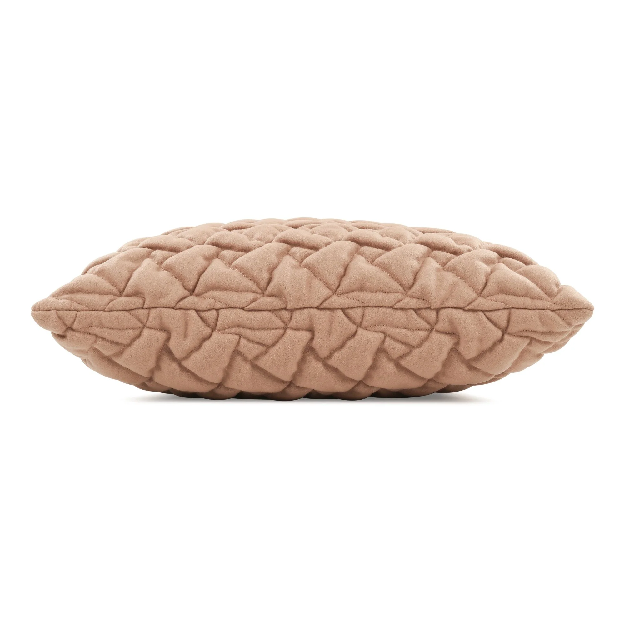 Kirkby Design Area Rosewater cushion, 50 × 50 cm, side view