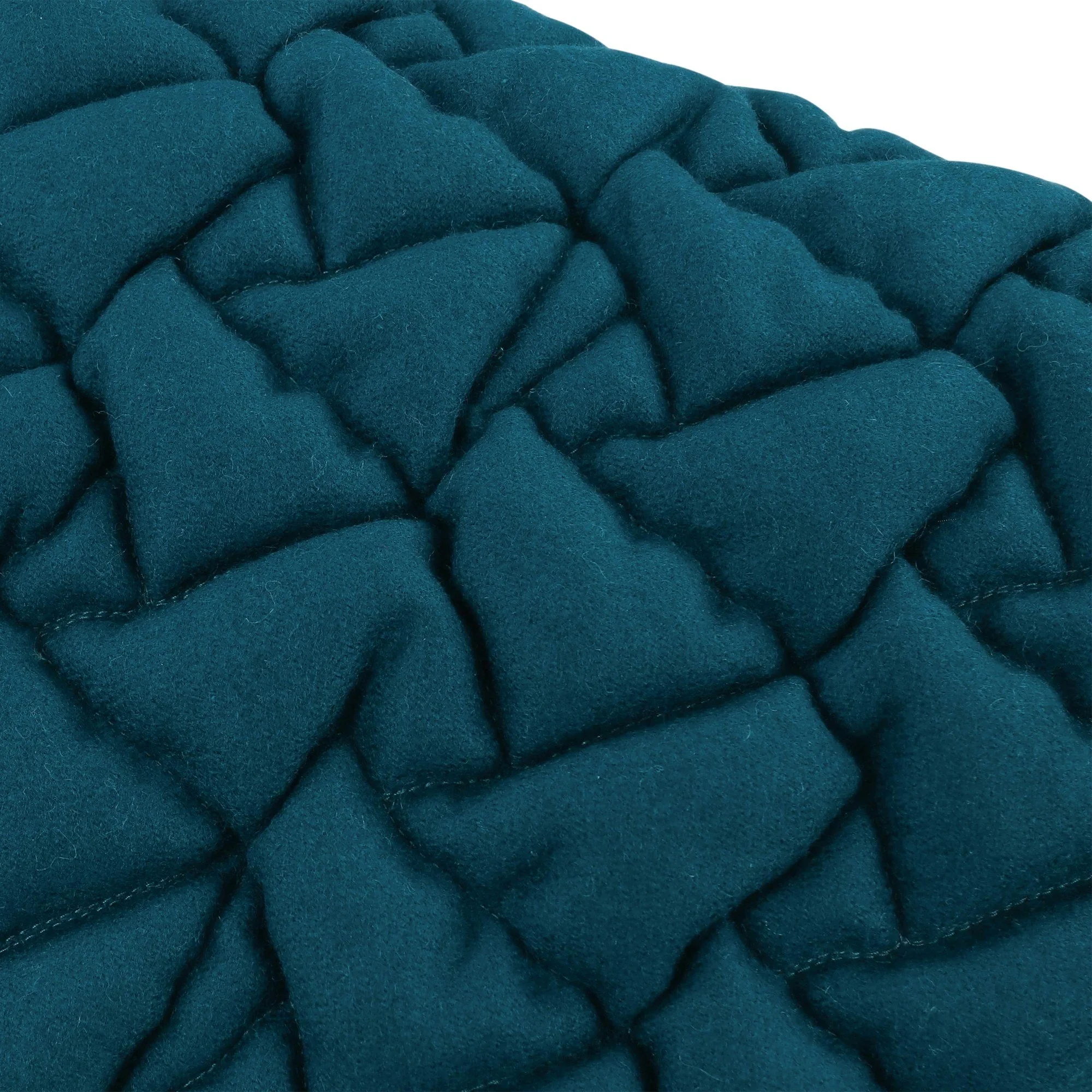 Kirkby Design Area Kingfisher cushion, 50 × 50 cm, close-up of the fabric