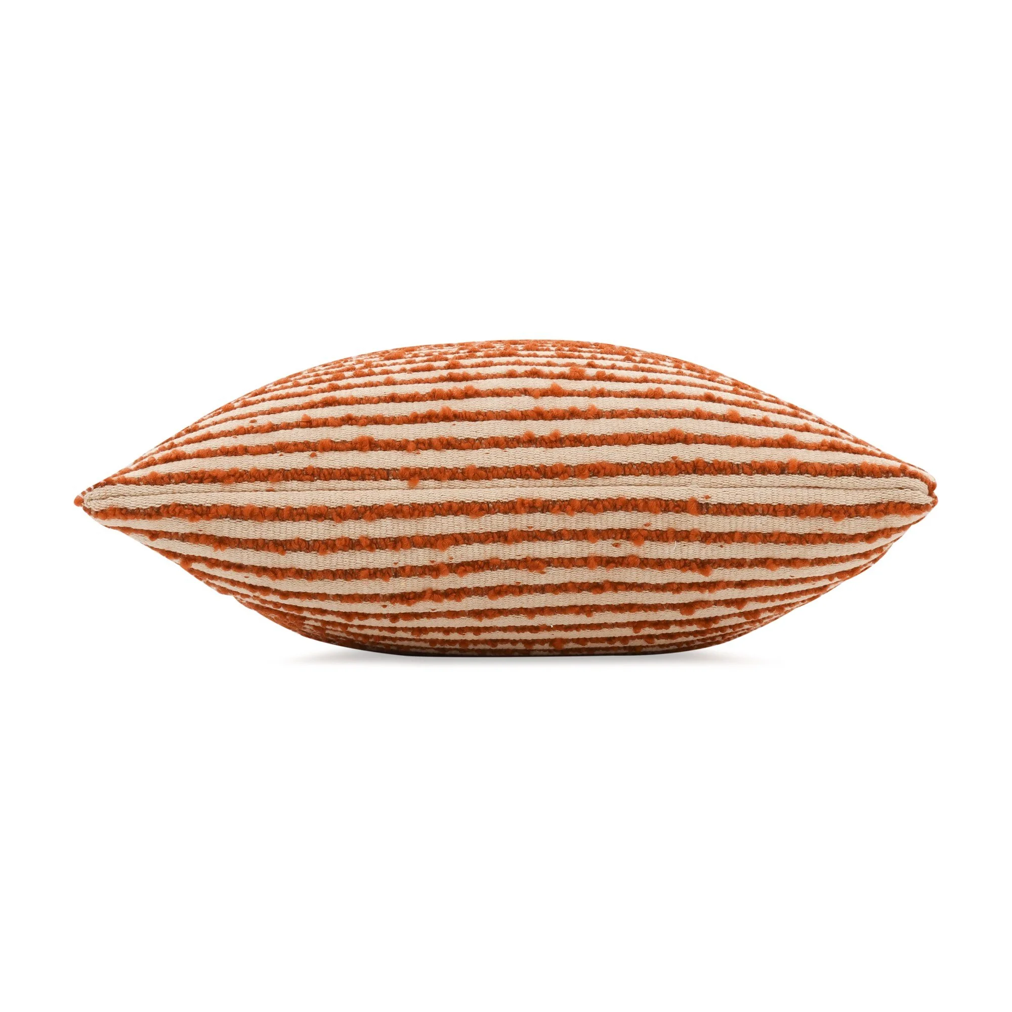 Kirkby Design Feel Burnt Orange cushion, 60 × 40 cm, side view