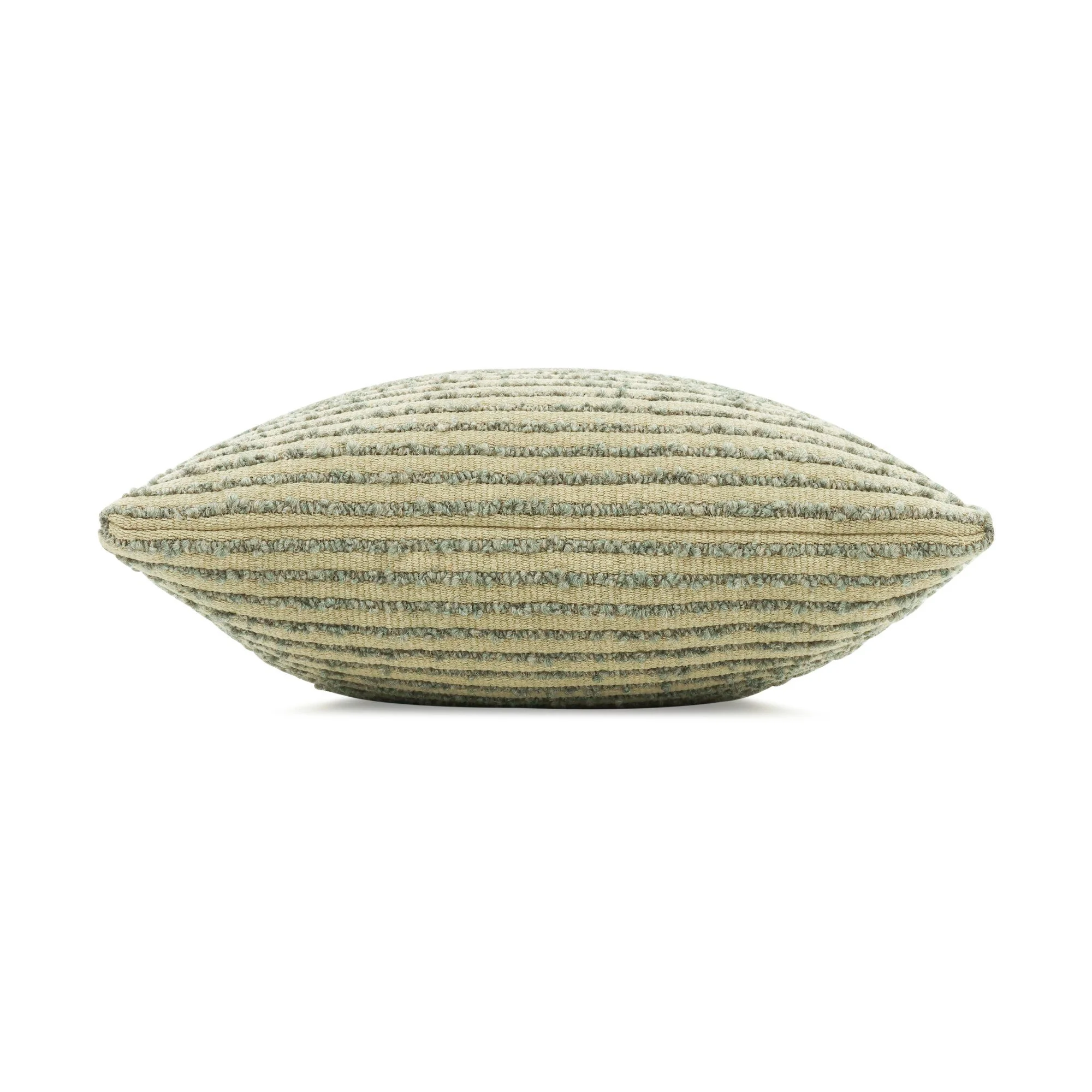 Kirkby Design Feel Pesto cushion, 60 × 40 cm, side view