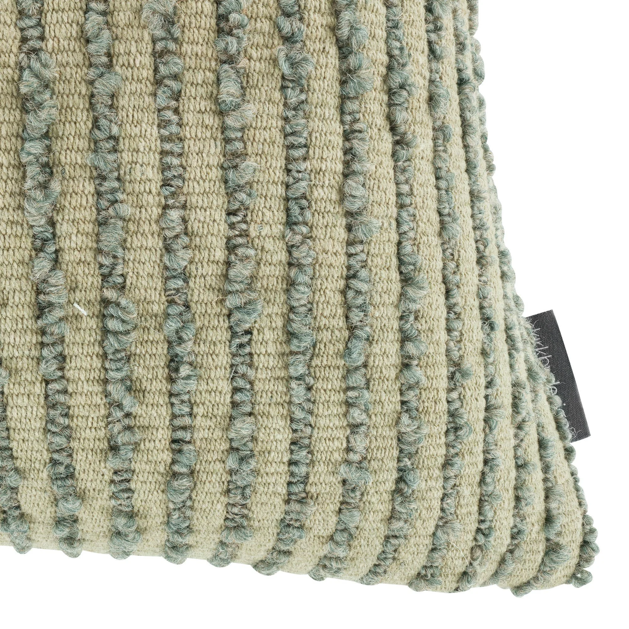 Kirkby Design Feel Pesto cushion, 60 × 40 cm, corner detail