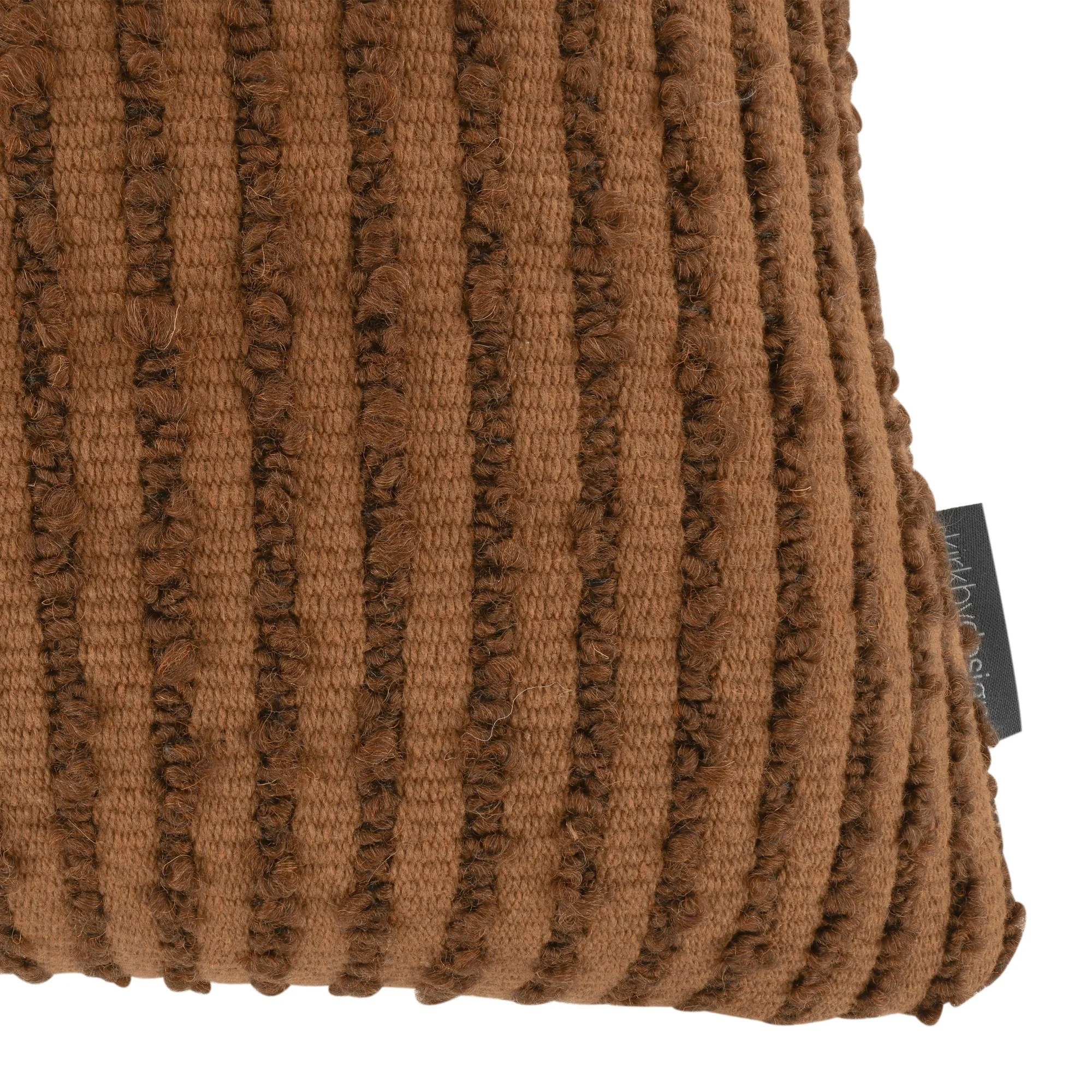Kirkby Design Feel Clove cushion, 60 × 40 cm, corner detail