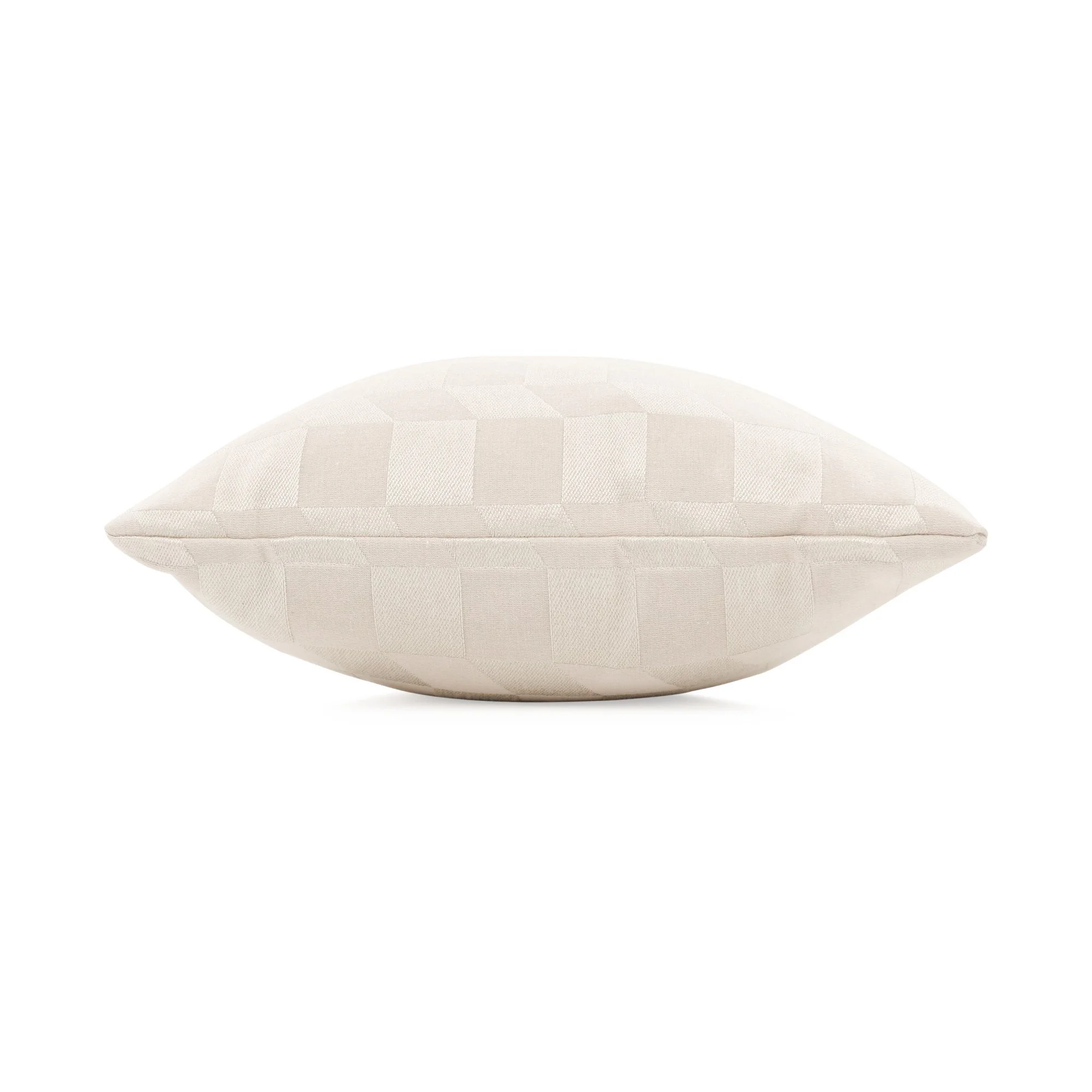 Kirkby Design Racer Oyster cushion, 60 × 30 cm, side view