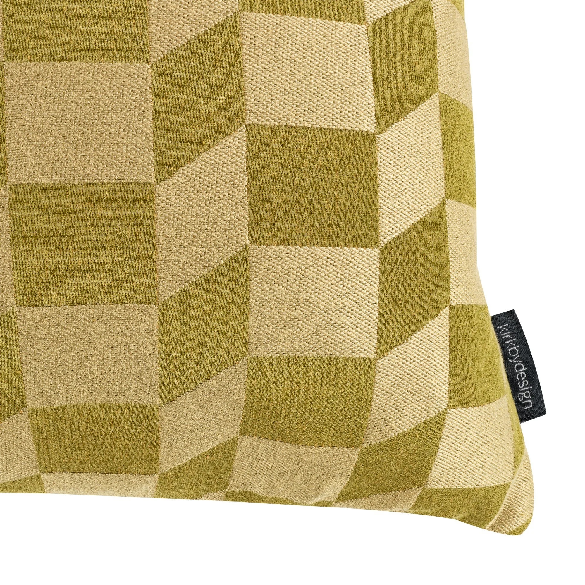 Kirkby Design Racer Fern cushion, 60 × 30 cm, corner detail