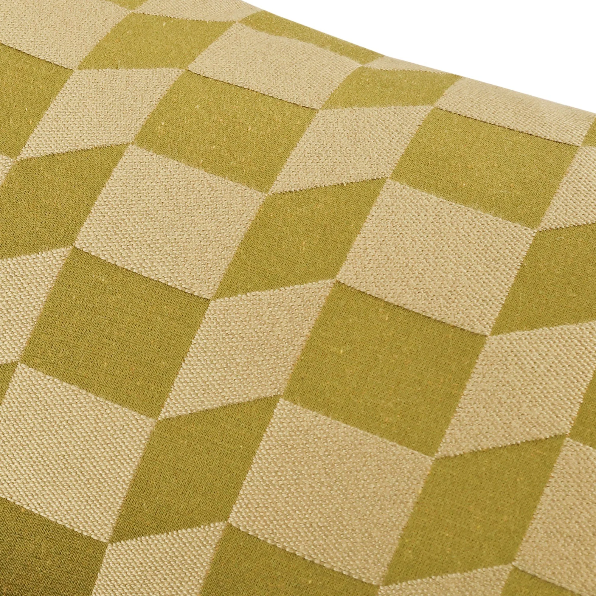 Kirkby Design Racer Fern cushion, 60 × 30 cm, close-up of the fabric