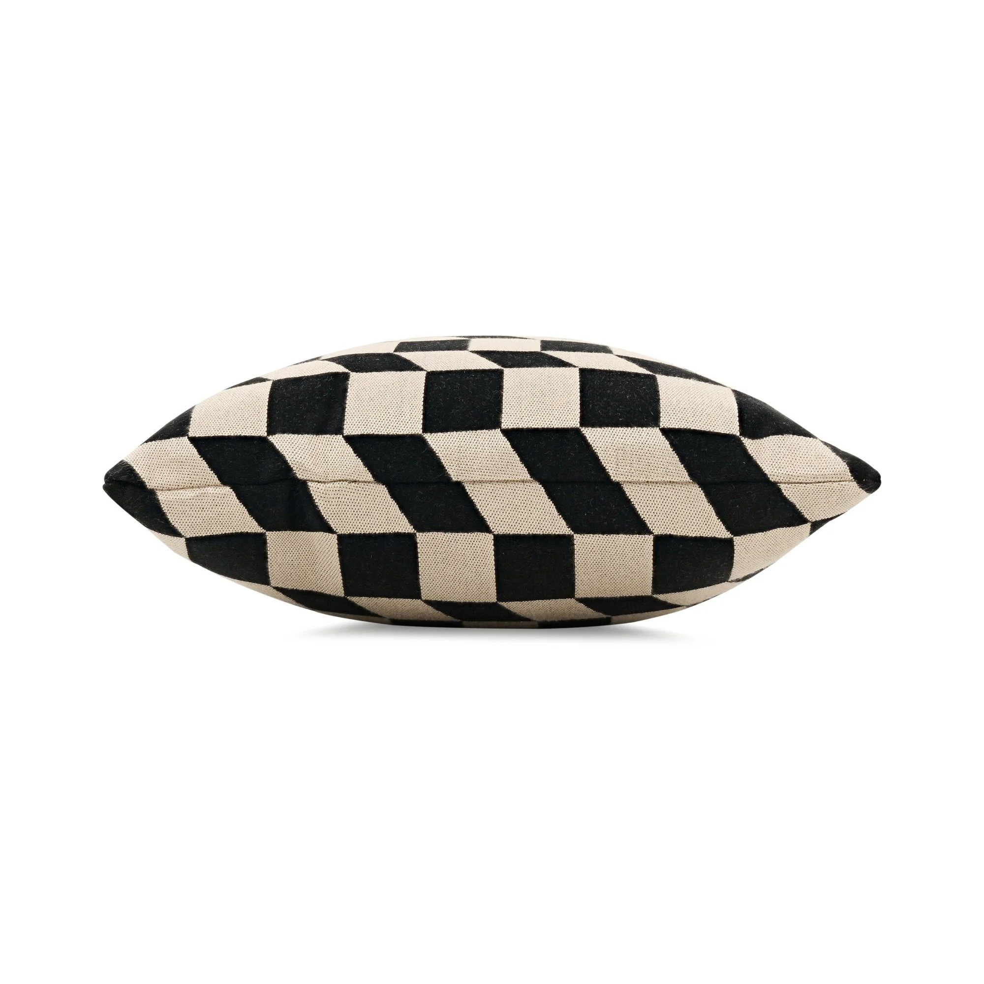 Kirkby Design Racer Monochrome cushion, 60 × 30 cm, side view