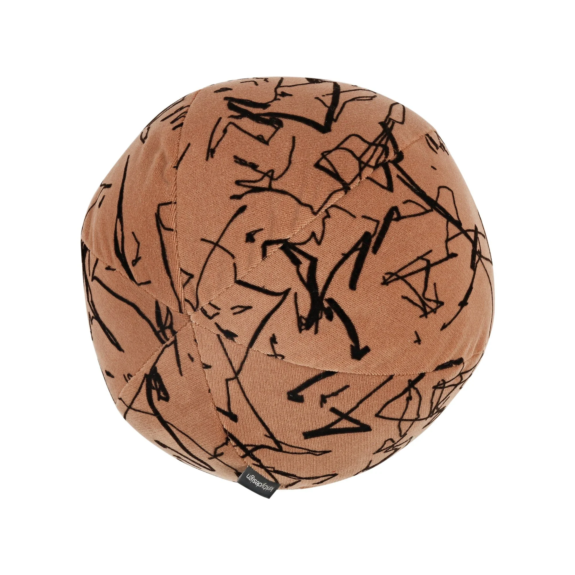 Scribble Cushion – Amber