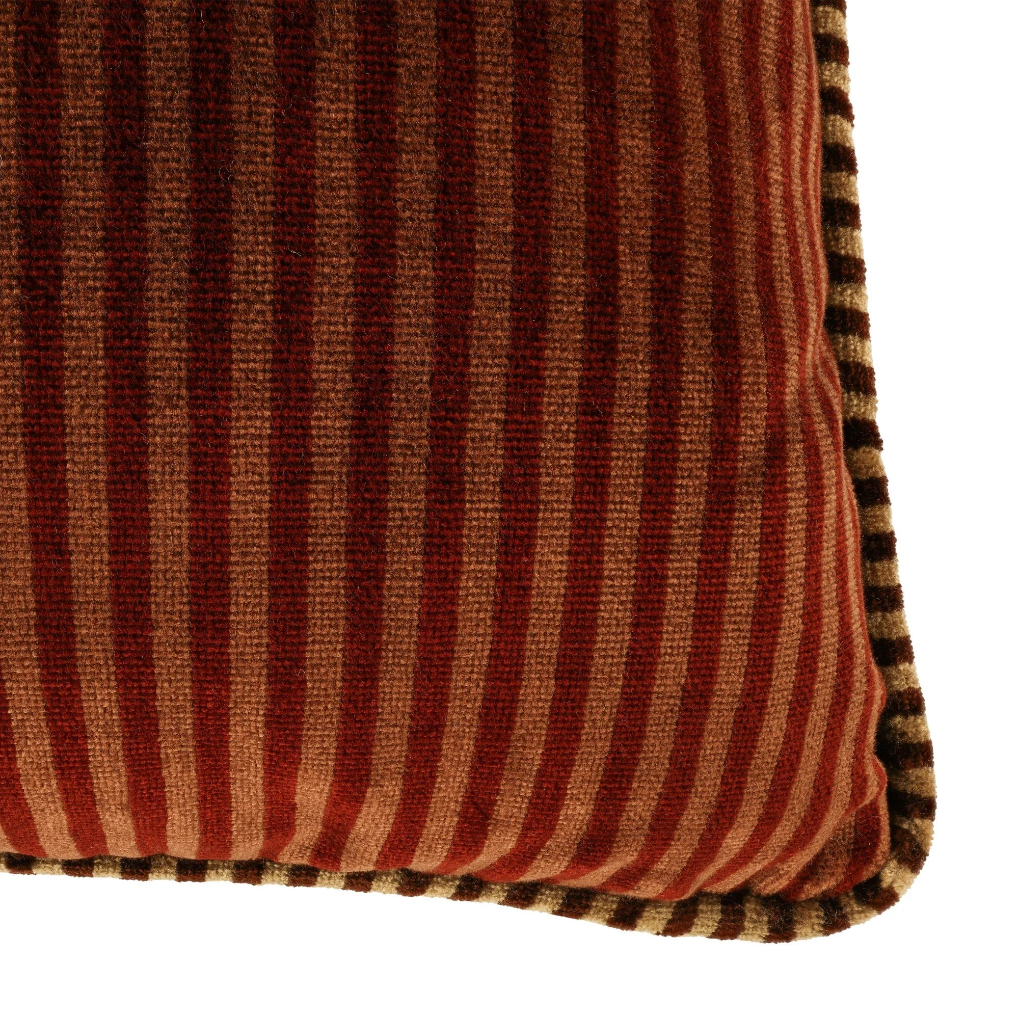 Kirkby Design Bromley Theatre cushion, 50 × 50 cm, corner detail