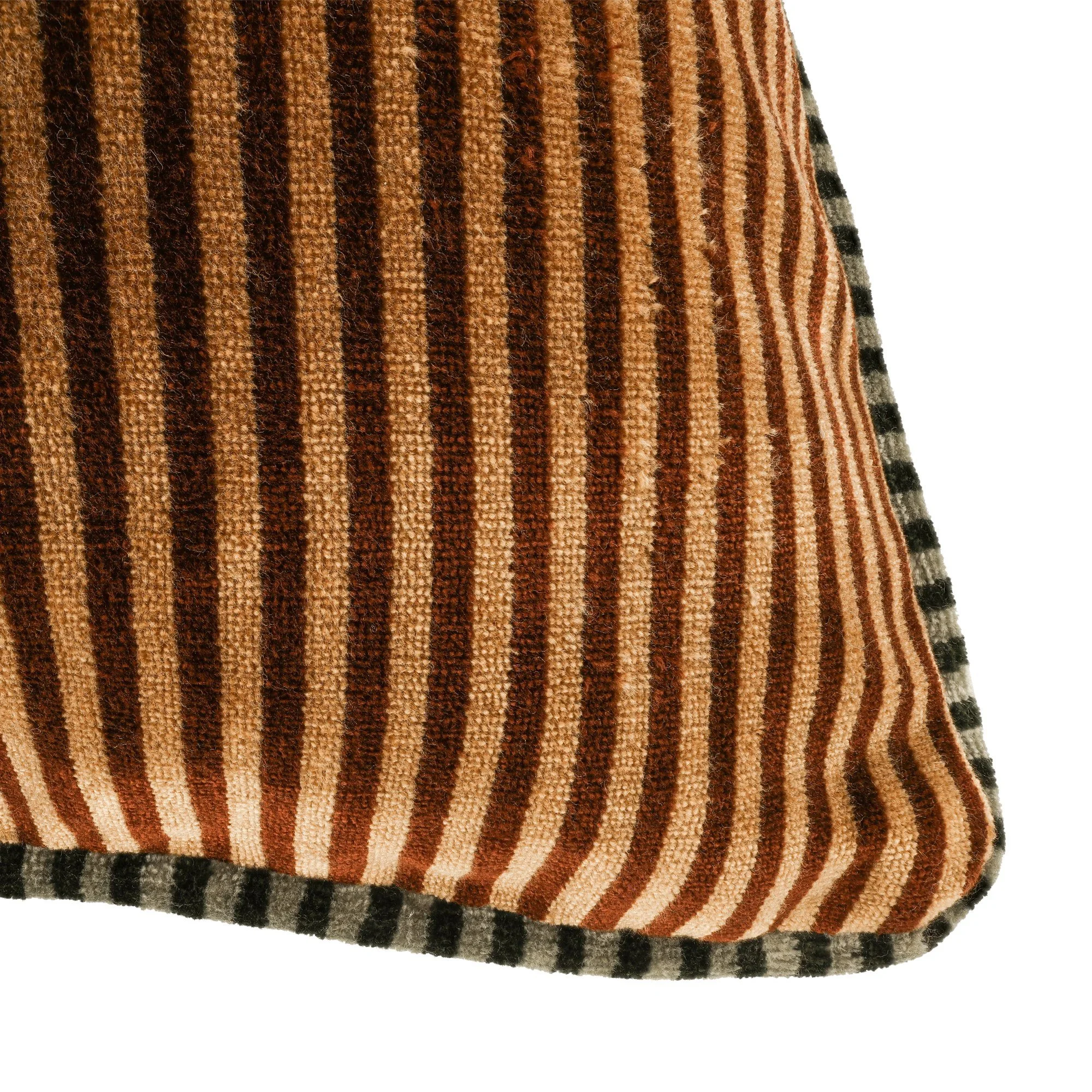 Kirkby Design Bromley Ganache cushion, 50 × 50 cm, corner detail