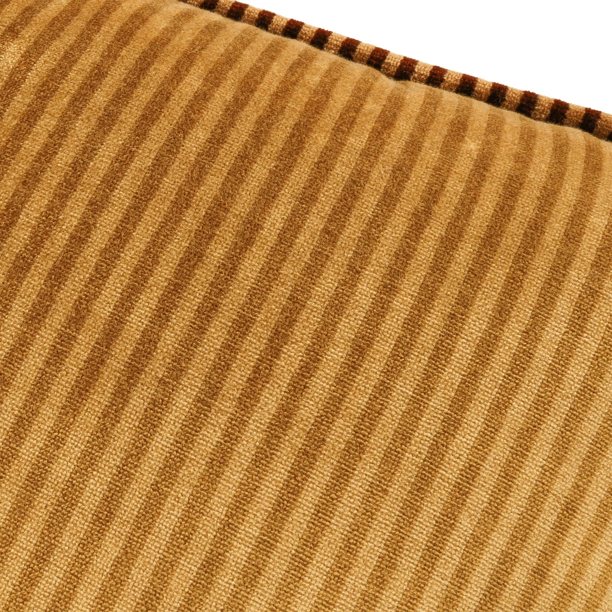 Kirkby Design Bromley Ochre cushion, 50 × 50 cm, close-up of the fabric