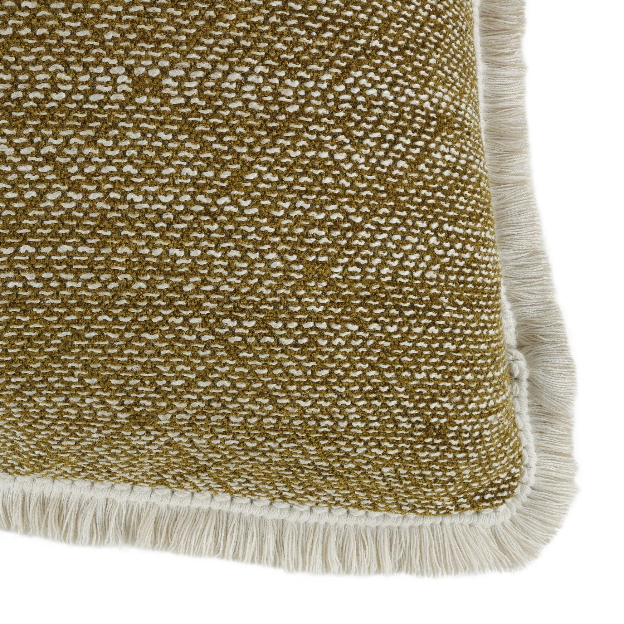 Villa Nova Akalu Elm cushion, 40 × 40 cm, corner detail