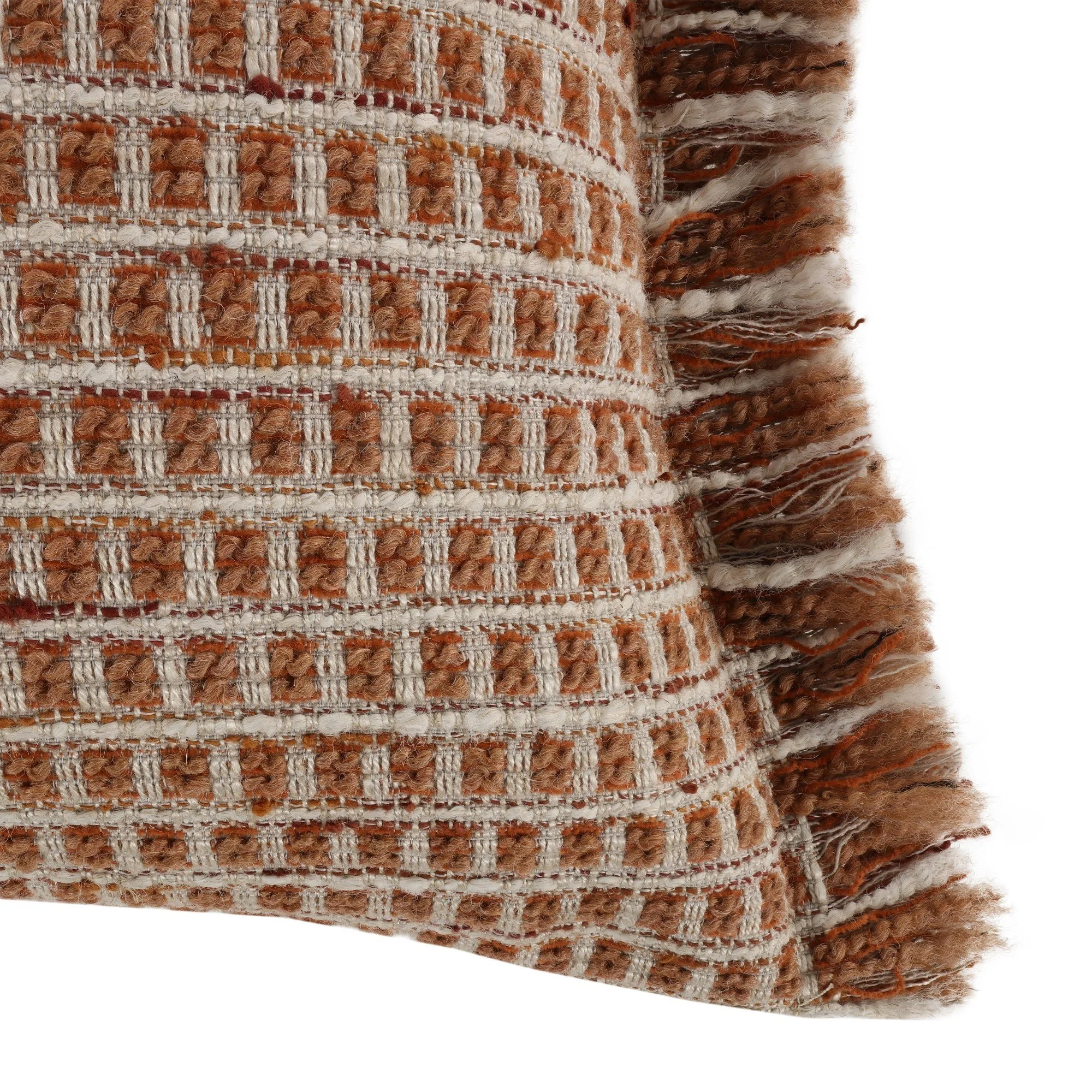 Villa Nova Gilman Sienna cushion, 60 × 40 cm, corner detail