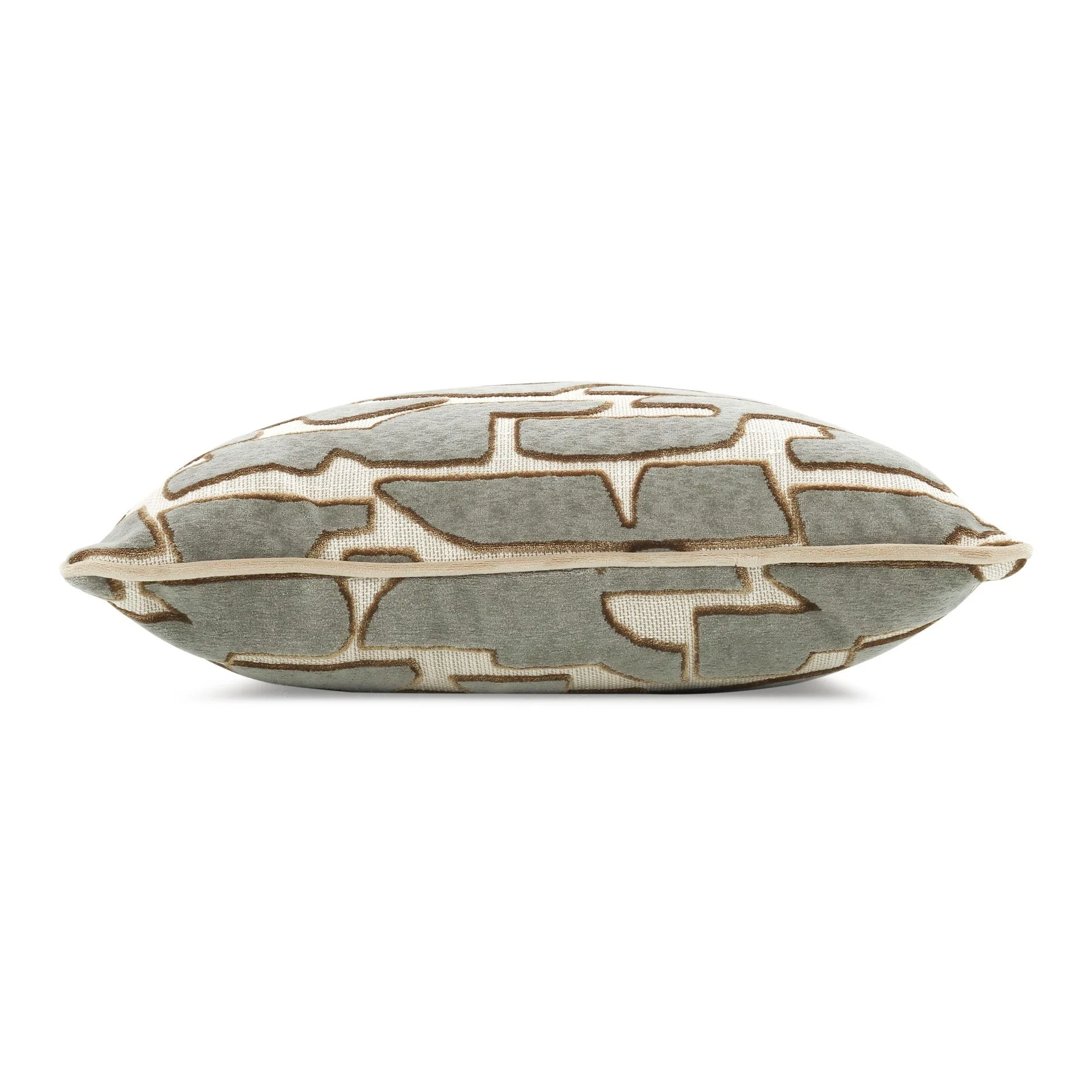 Villa Nova Serac Tide cushion, 50 × 50 cm, side view