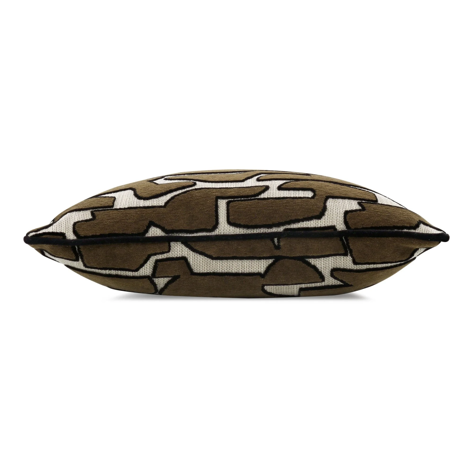Villa Nova Serac Elm cushion, 50 × 50 cm, side view