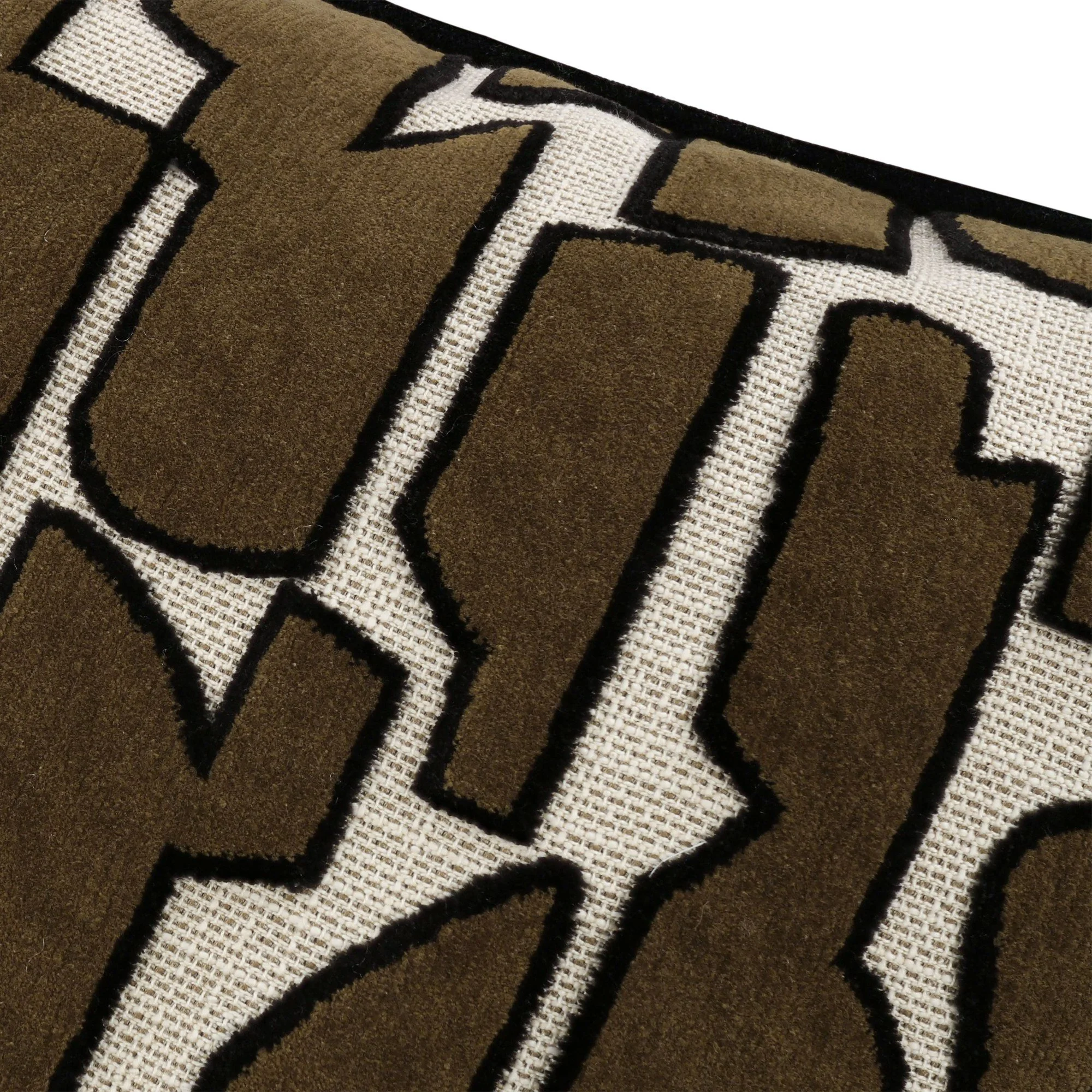 Villa Nova Serac Elm cushion, 50 × 50 cm, close-up of the fabric