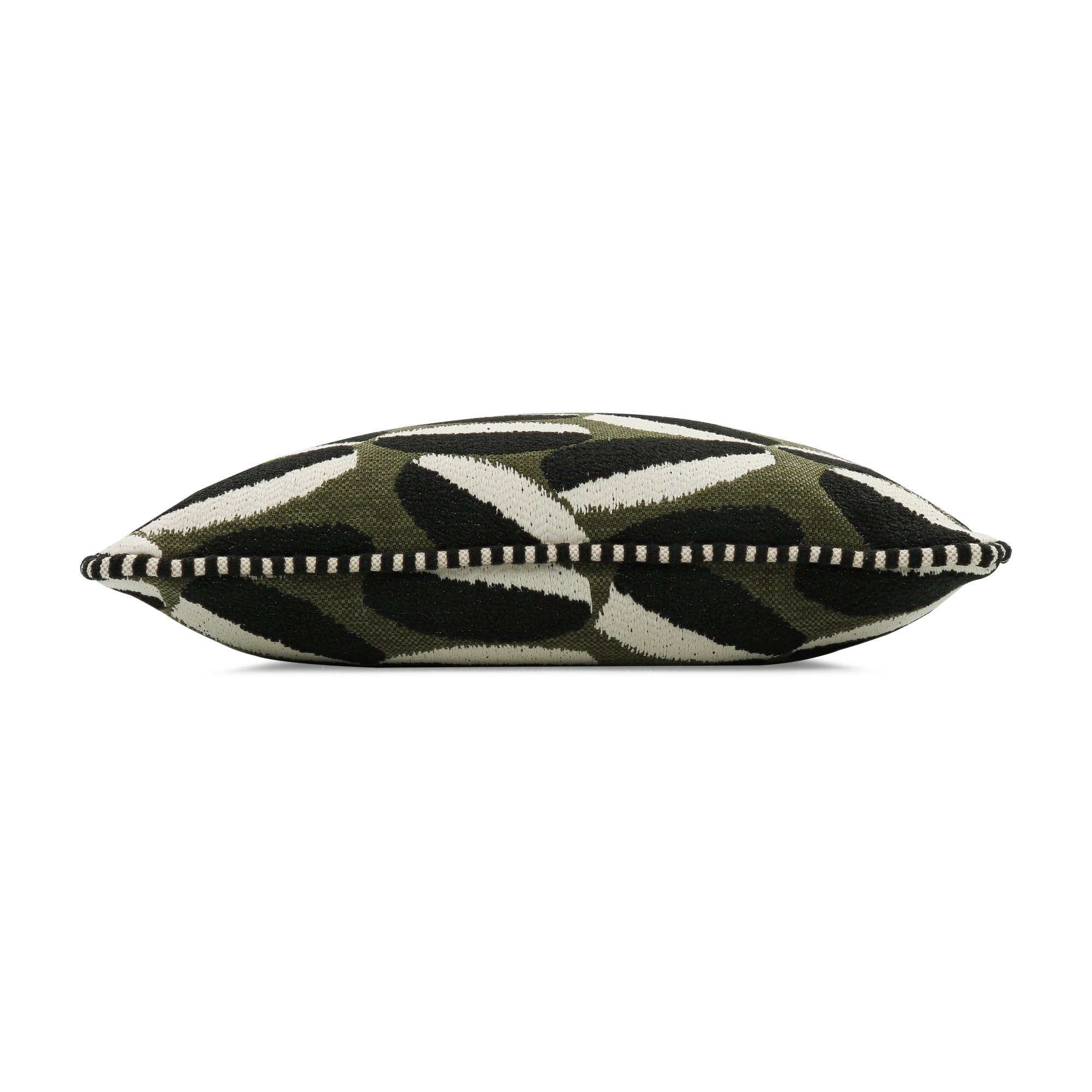 Black Edition Timor Outdoor Wakame cushion, 55 × 55 cm, side view