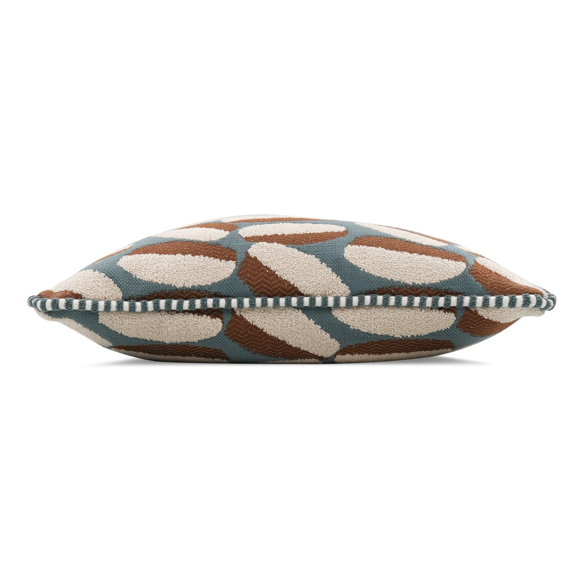 Black Edition Timor Outdoor Caspian cushion, 55 × 55 cm, side view