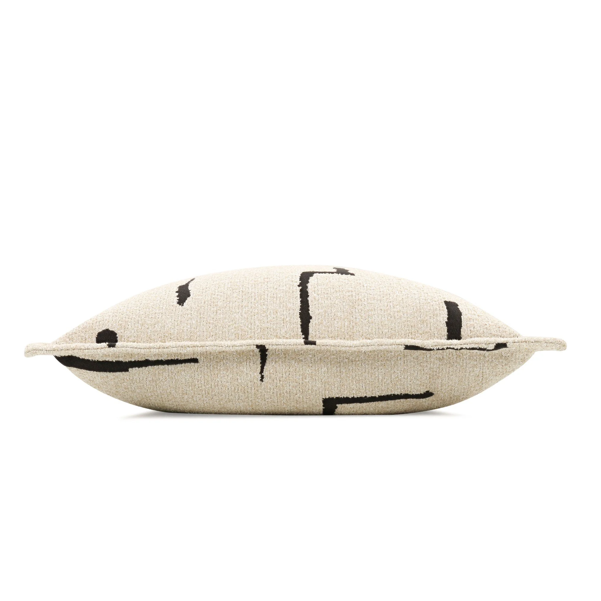 Black Edition Xandri Outdoor Avocet cushion, 55 × 55 cm, side view