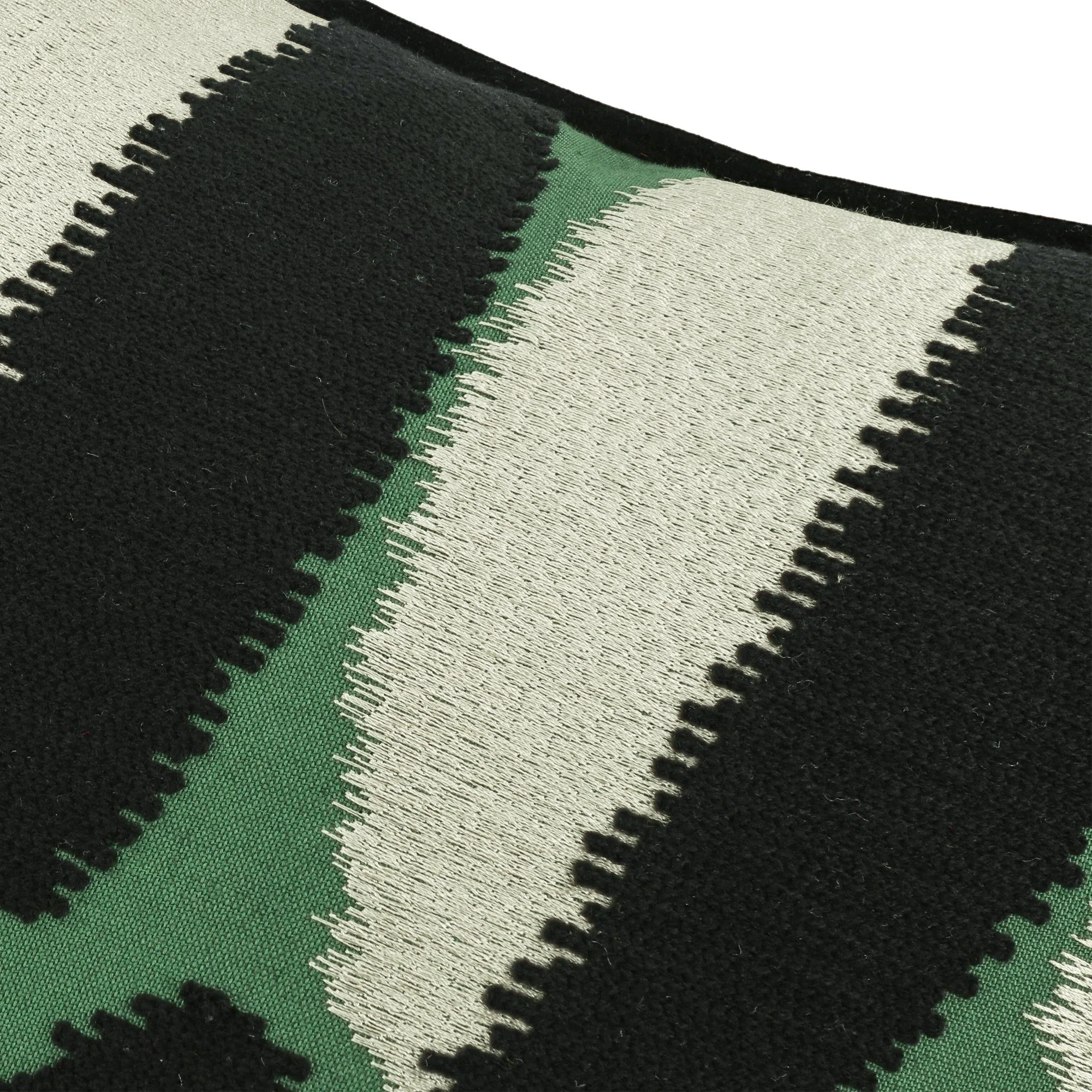 Black Edition Timor Malachite cushion, 55 × 55 cm, close-up of the fabric