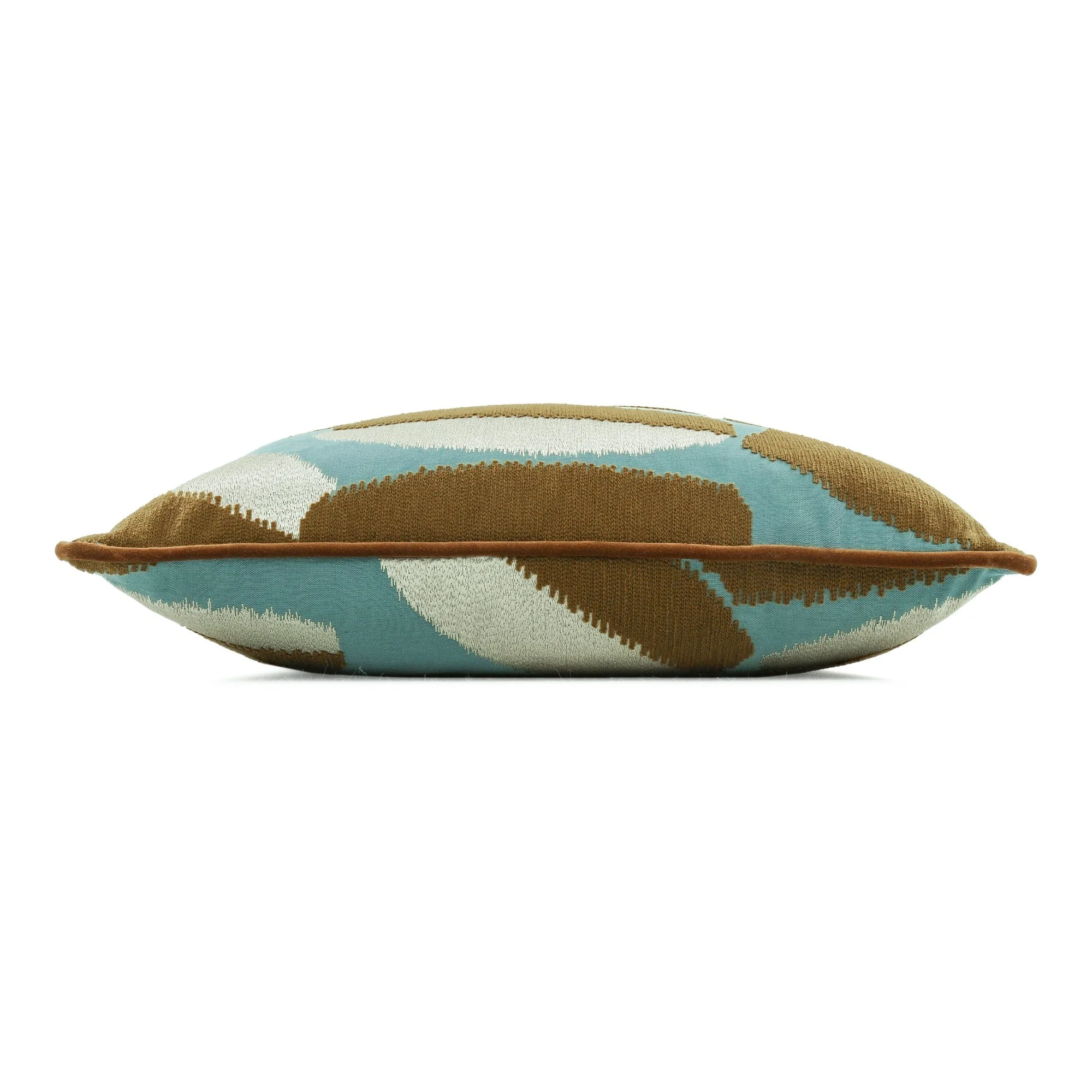 Black Edition Timor Caspian cushion, 55 × 55 cm, side view
